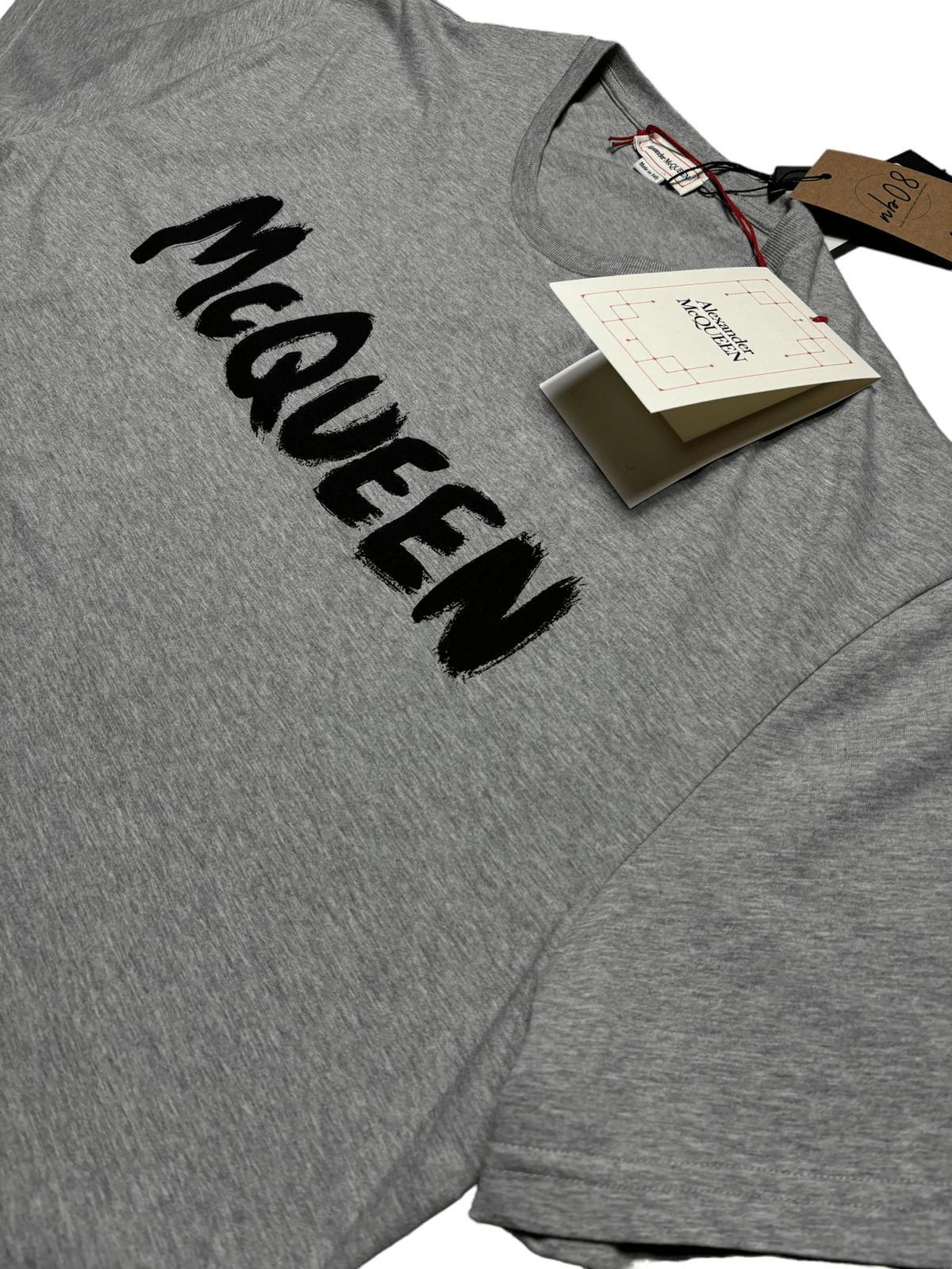 Tee-shirt Alexander McQueen gris taille XL - vue 3
