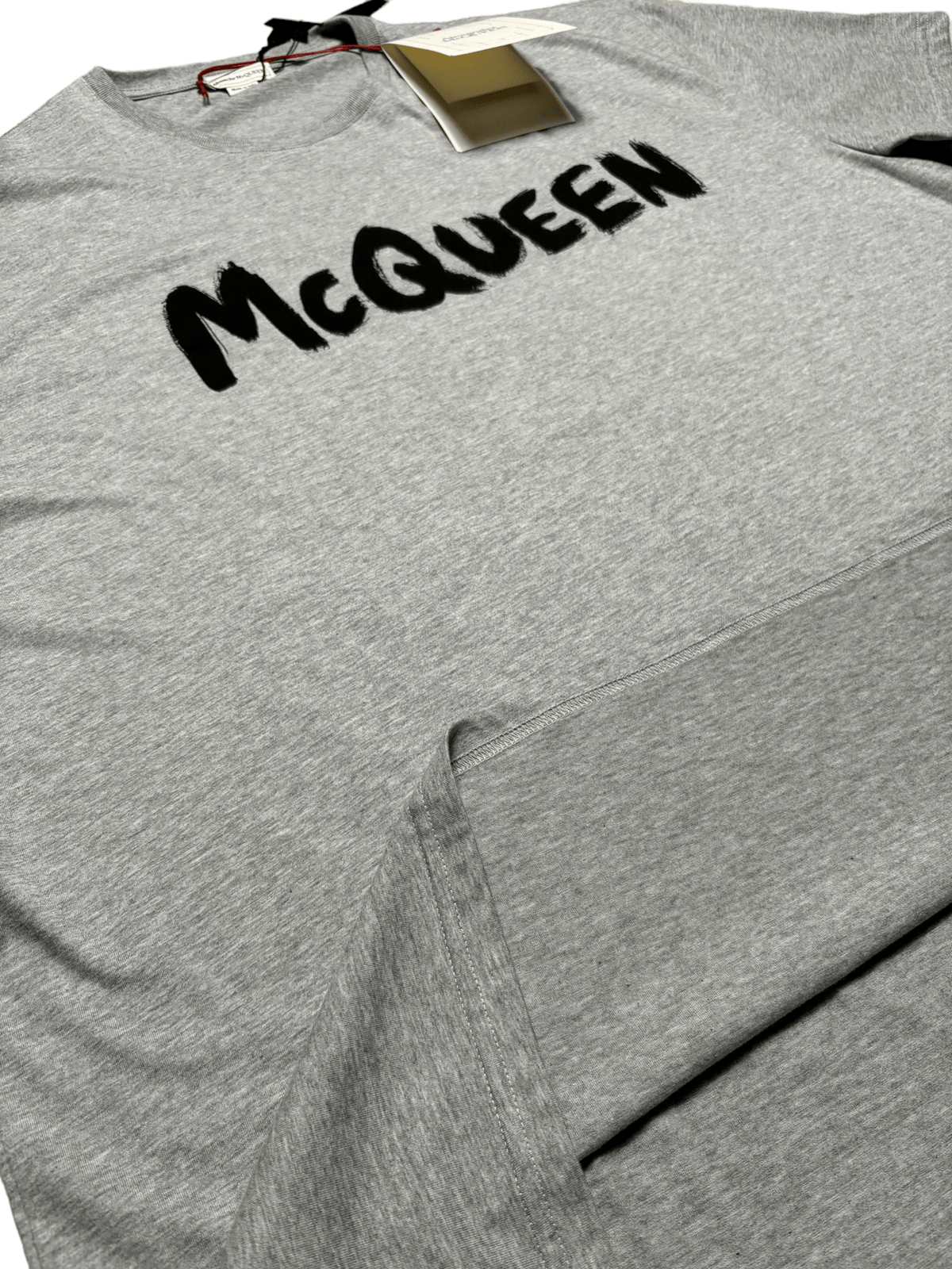 Tee-shirt Alexander McQueen gris taille XL - vue 4