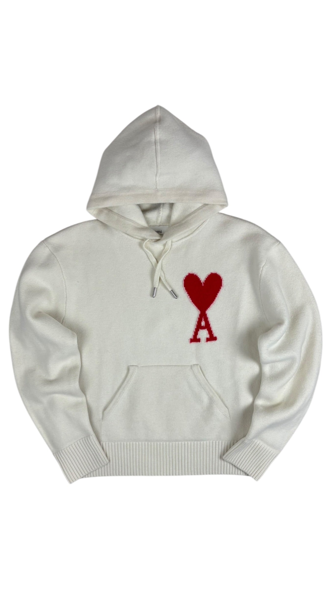 Hoodie Ami Paris blanc taille S - Vue de face