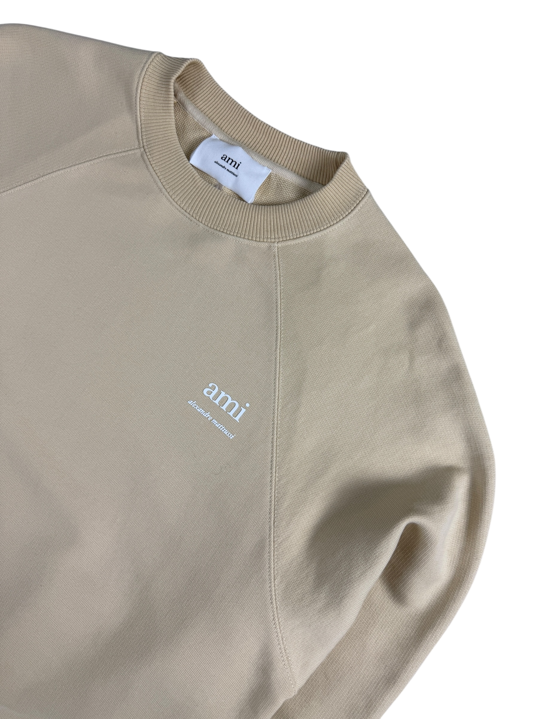 Pull Ami Paris crème taille M - Vue de dos