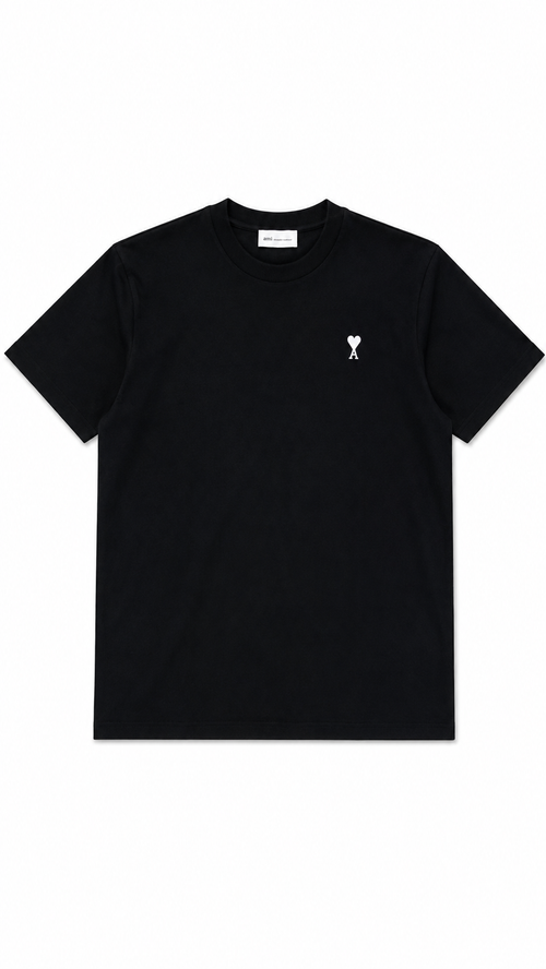 T-shirt Place des Victoires Ami Paris - Noir - Neuf