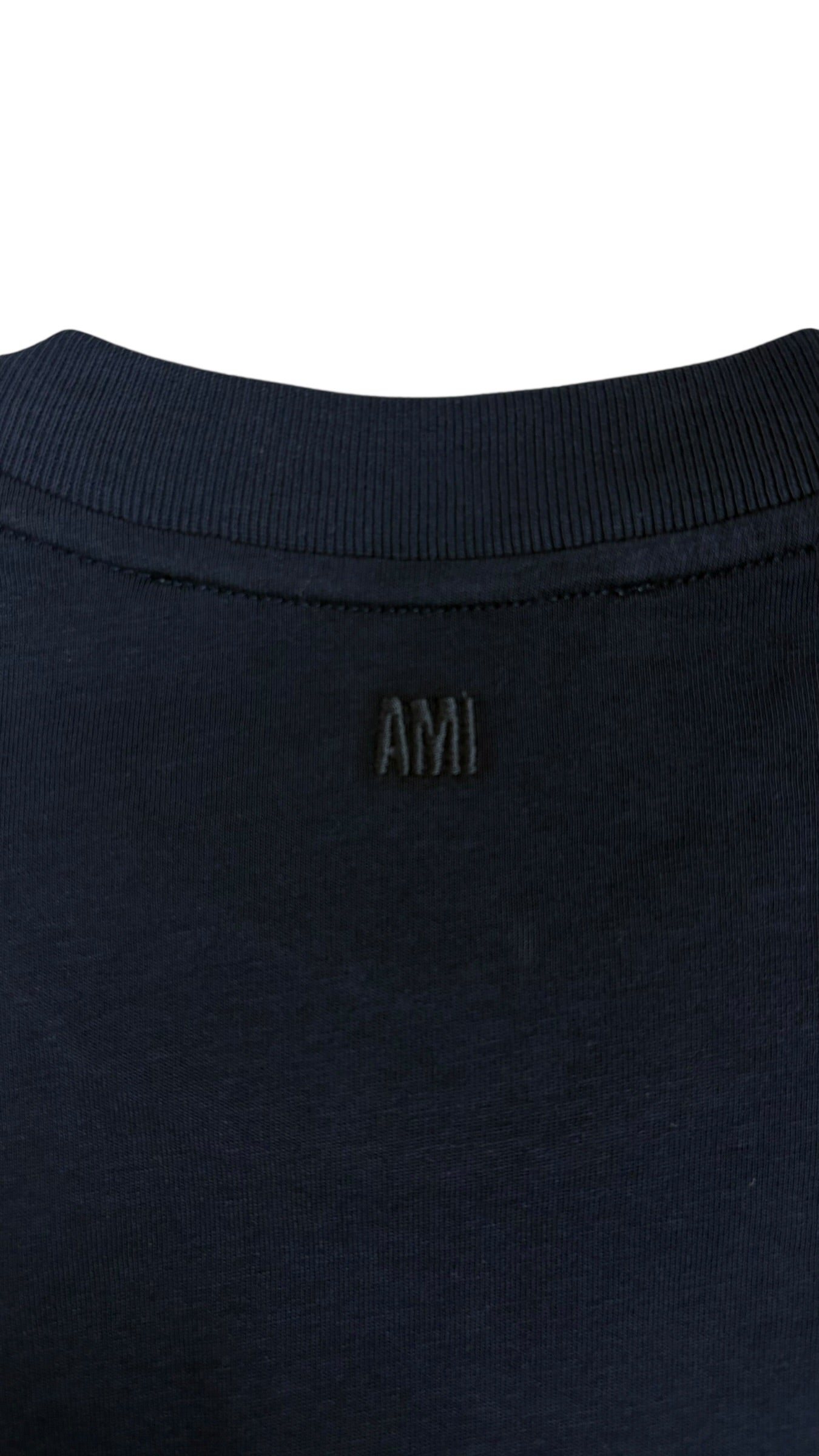 Veste Ami Paris marine taille S - Détail