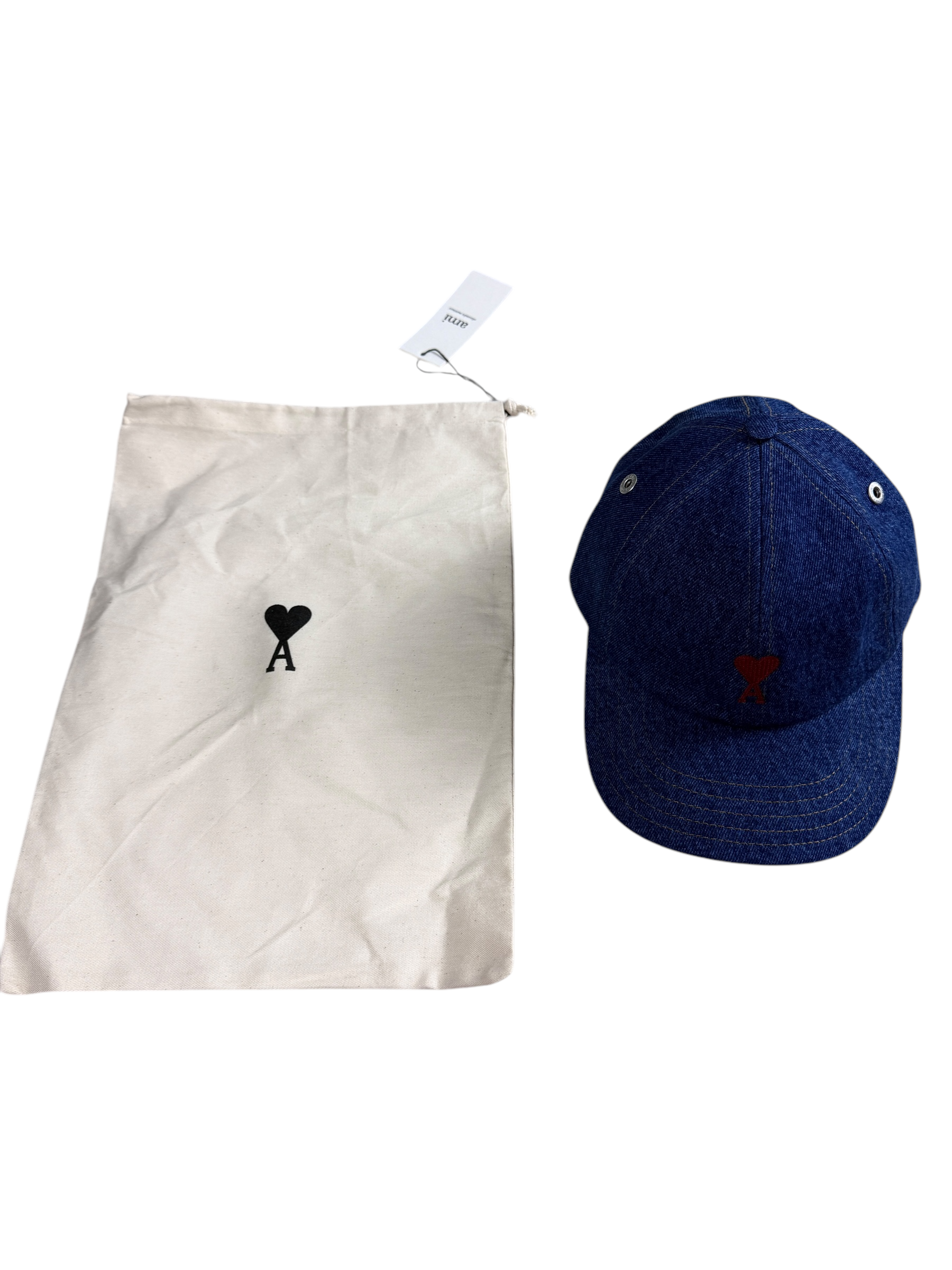 Veste Ami Paris marine taille UNI - Logo et étiquette