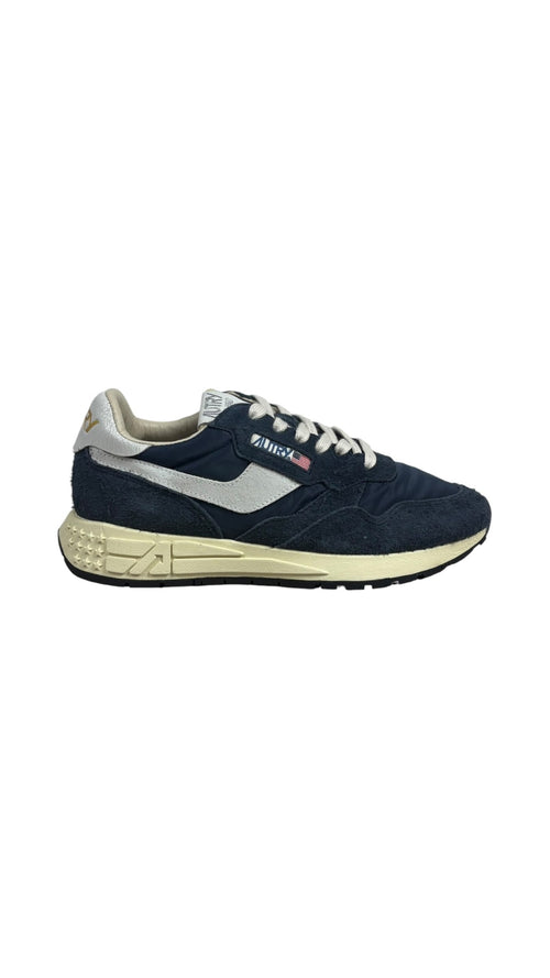 Sneakers Autry Reelwind Low Man nylon blanc bleu space - Neuf