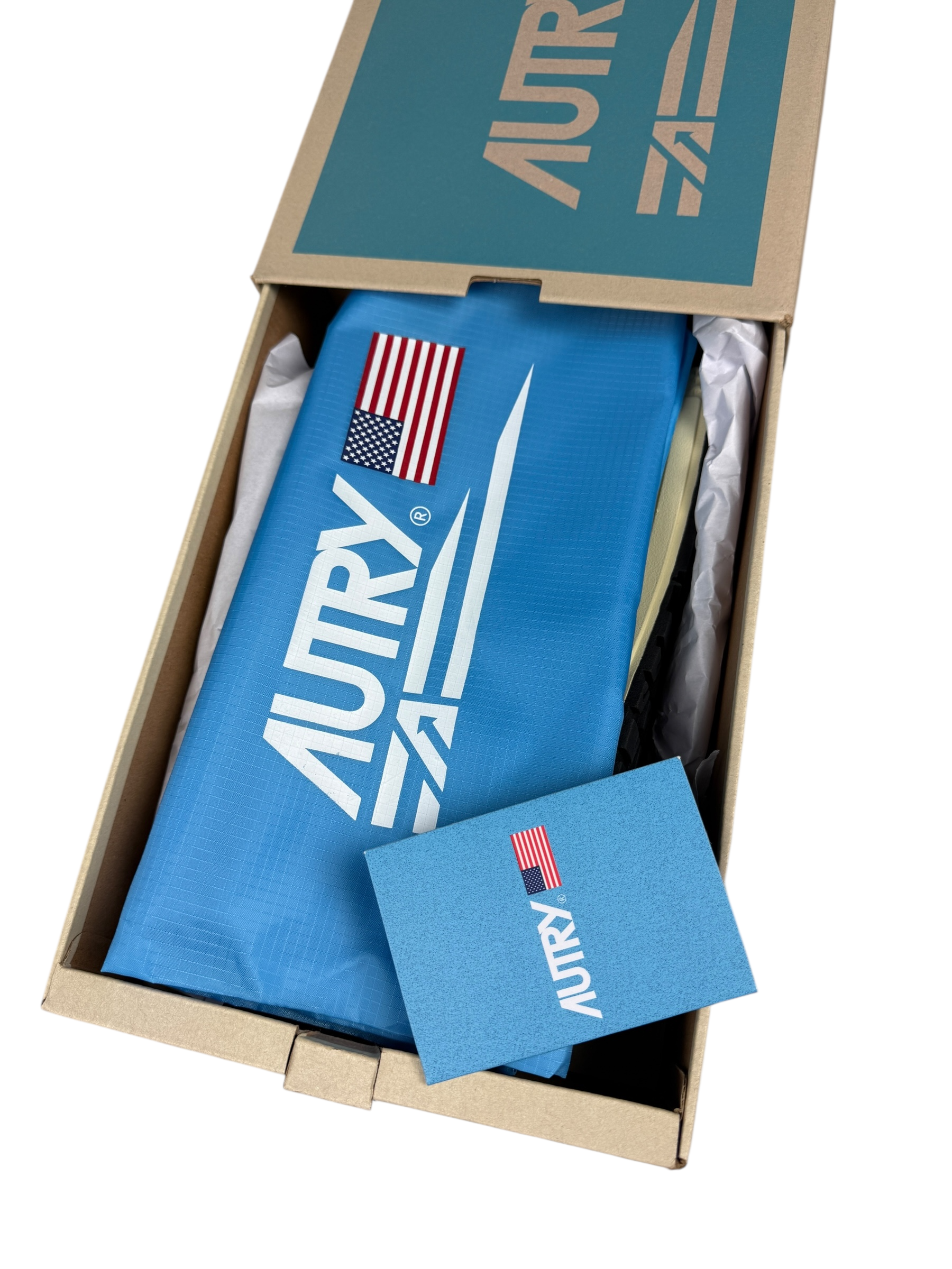 Sneakers Autry blanc / gris taille 40 - Vue côté