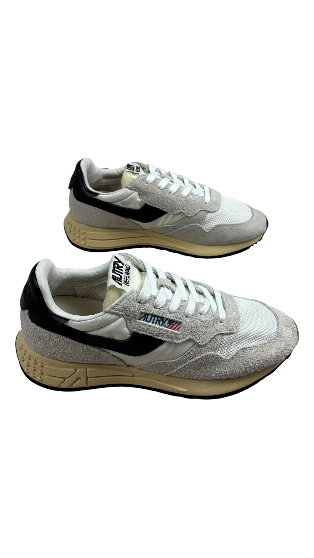 Sneakers Autry Reelwind Low Man blanc noir - vue 2/4