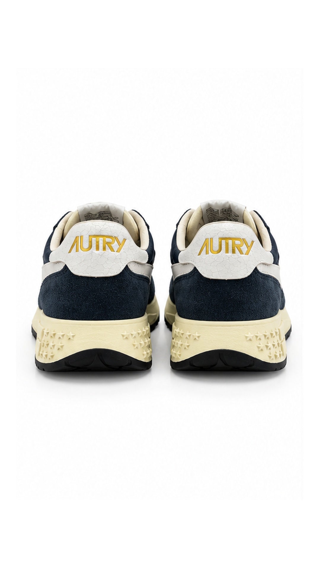 Sneakers Autry Reelwind Low Nylon Bleu Space bleu, détail matière et finitions — vue 3