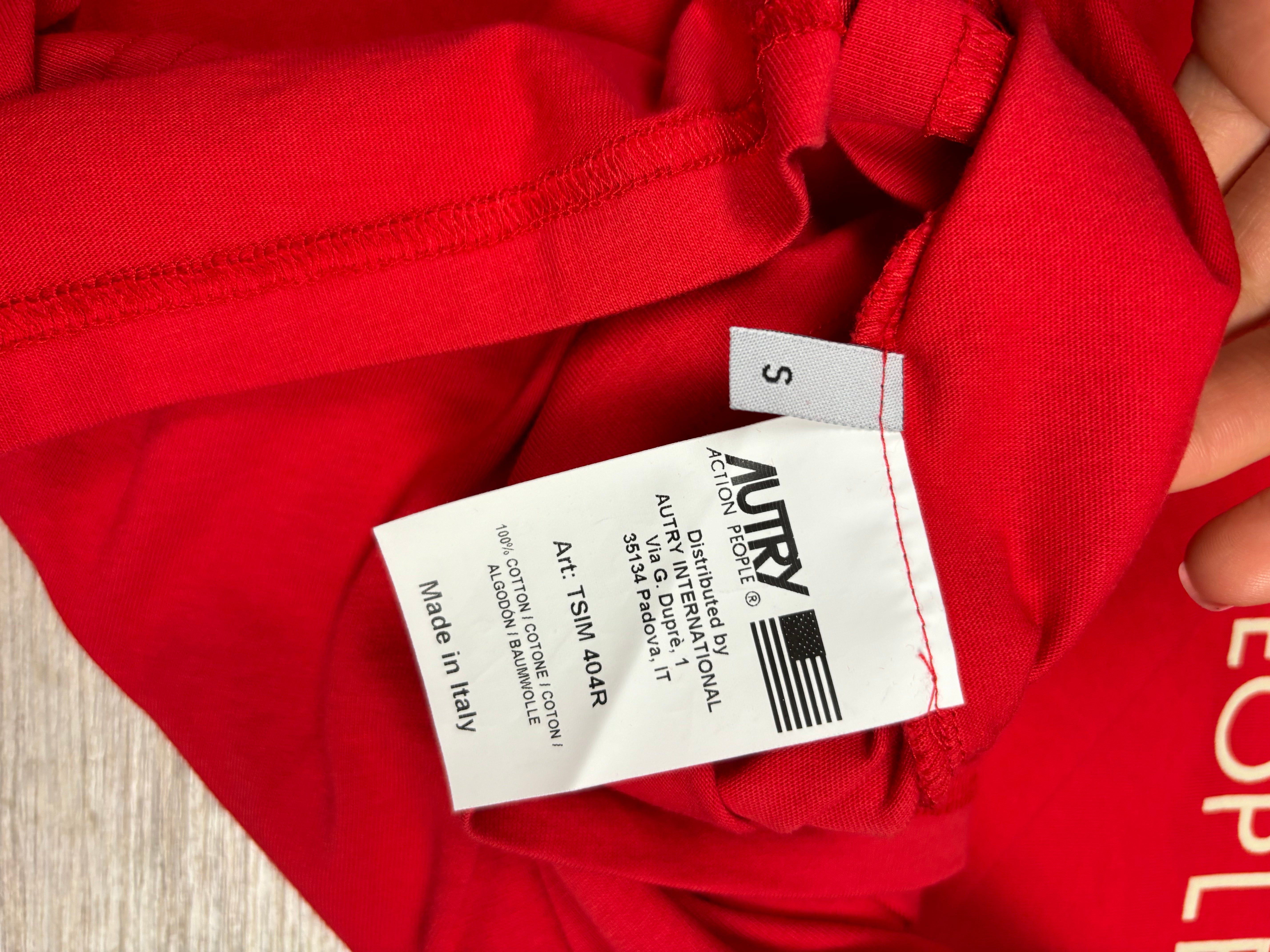 Veste Autry rouge taille S - Vue côté