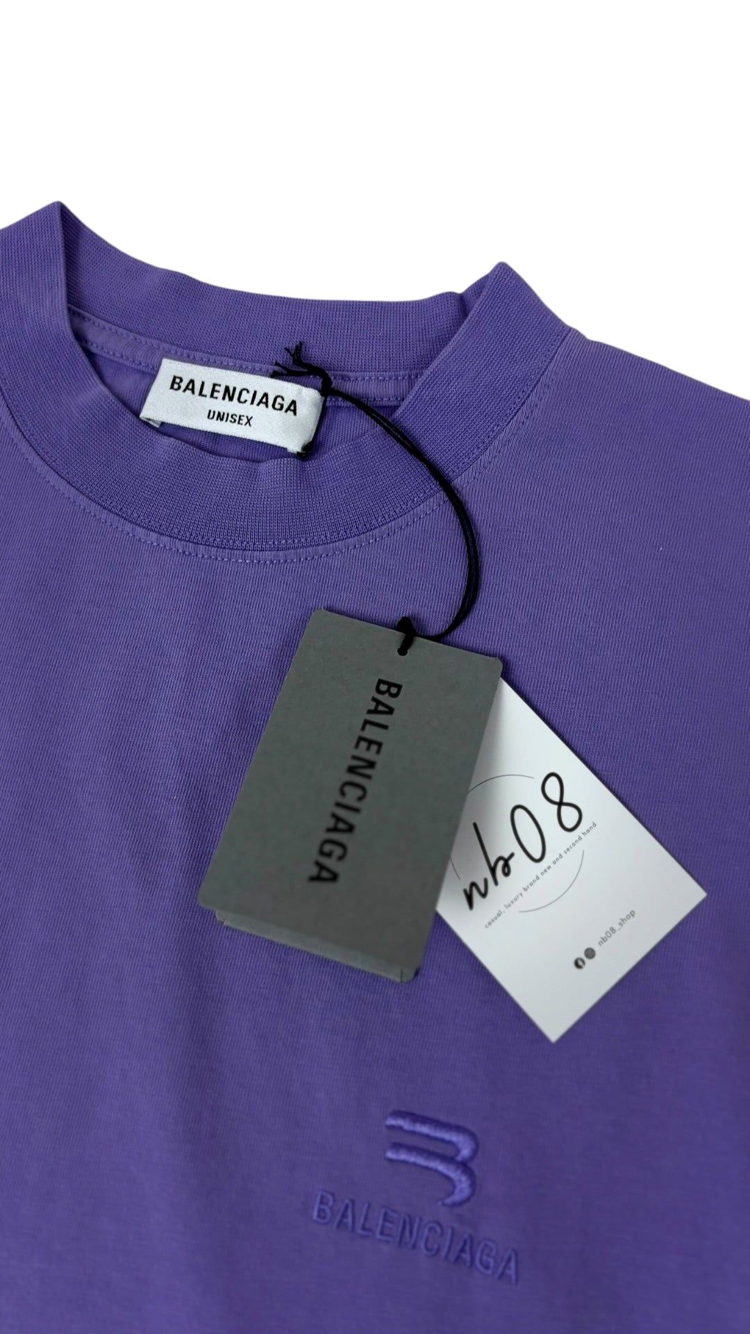 Veste Balenciaga violet taille S - Vue de dos