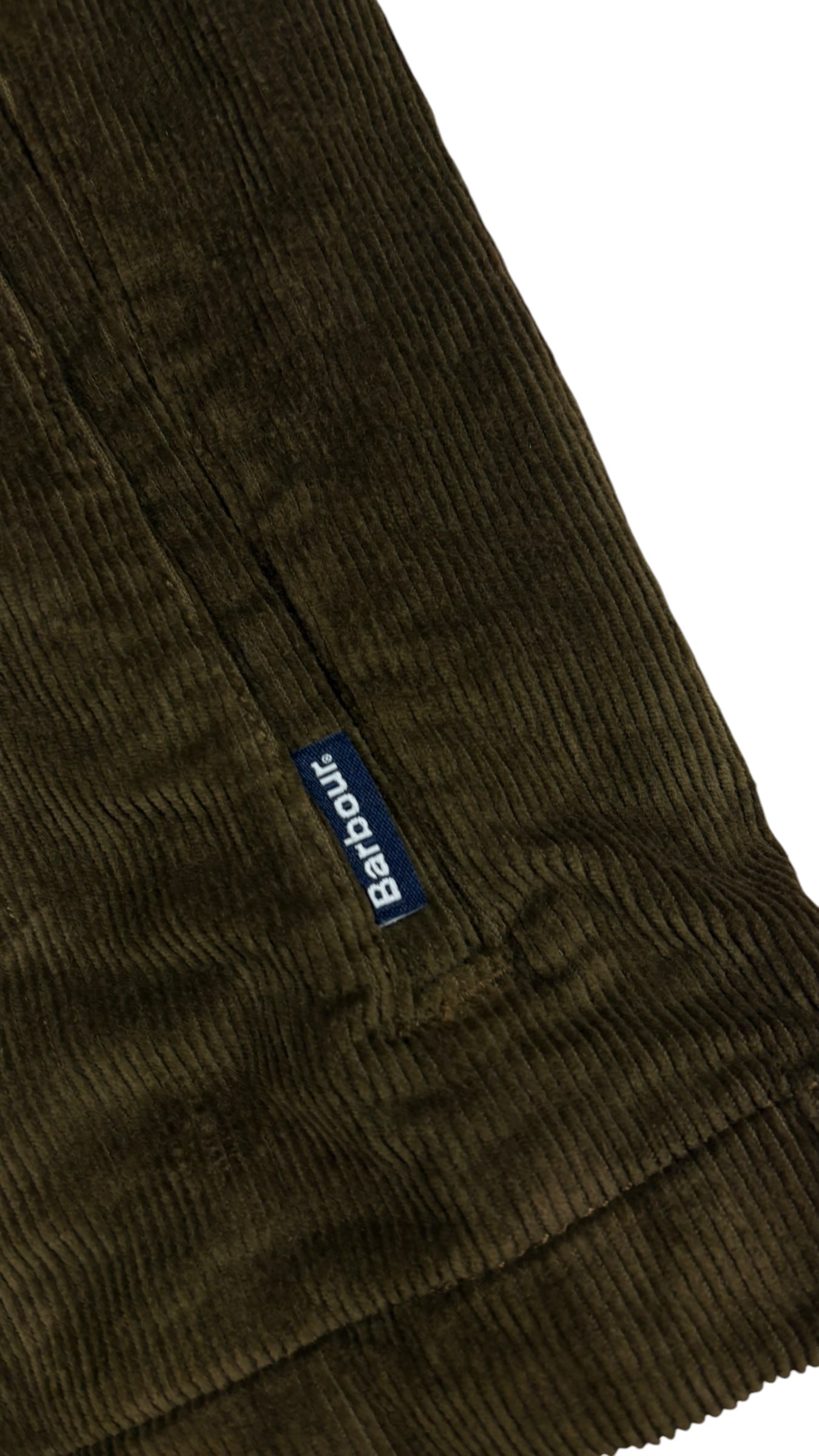 Surchemise Barbour kaki taille M - Détail