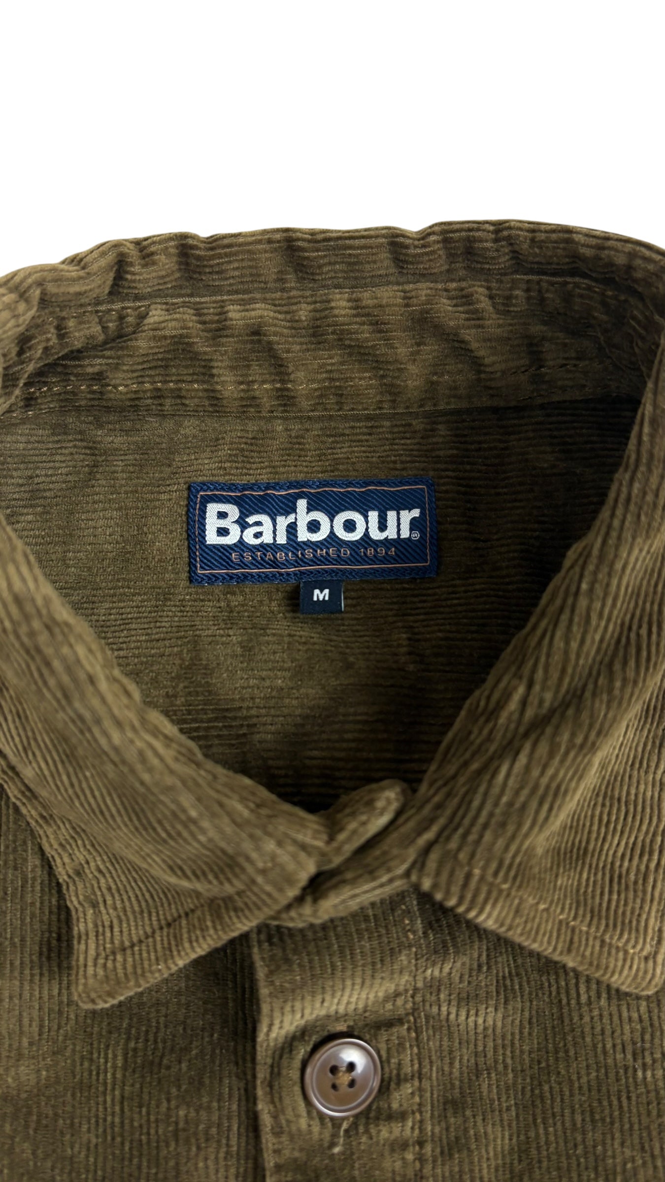 Surchemise Barbour kaki taille M - Vue de dos