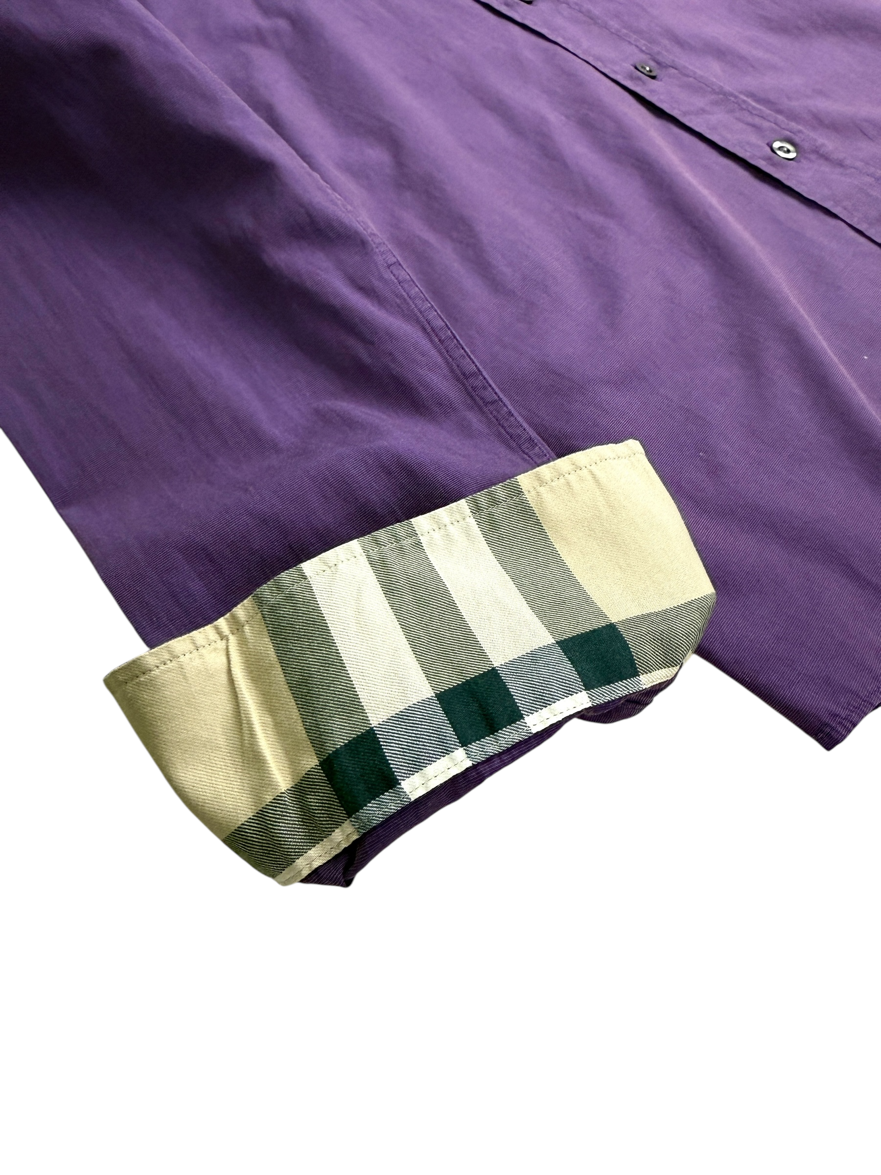Chemise Burberry mauve taille S - Détail