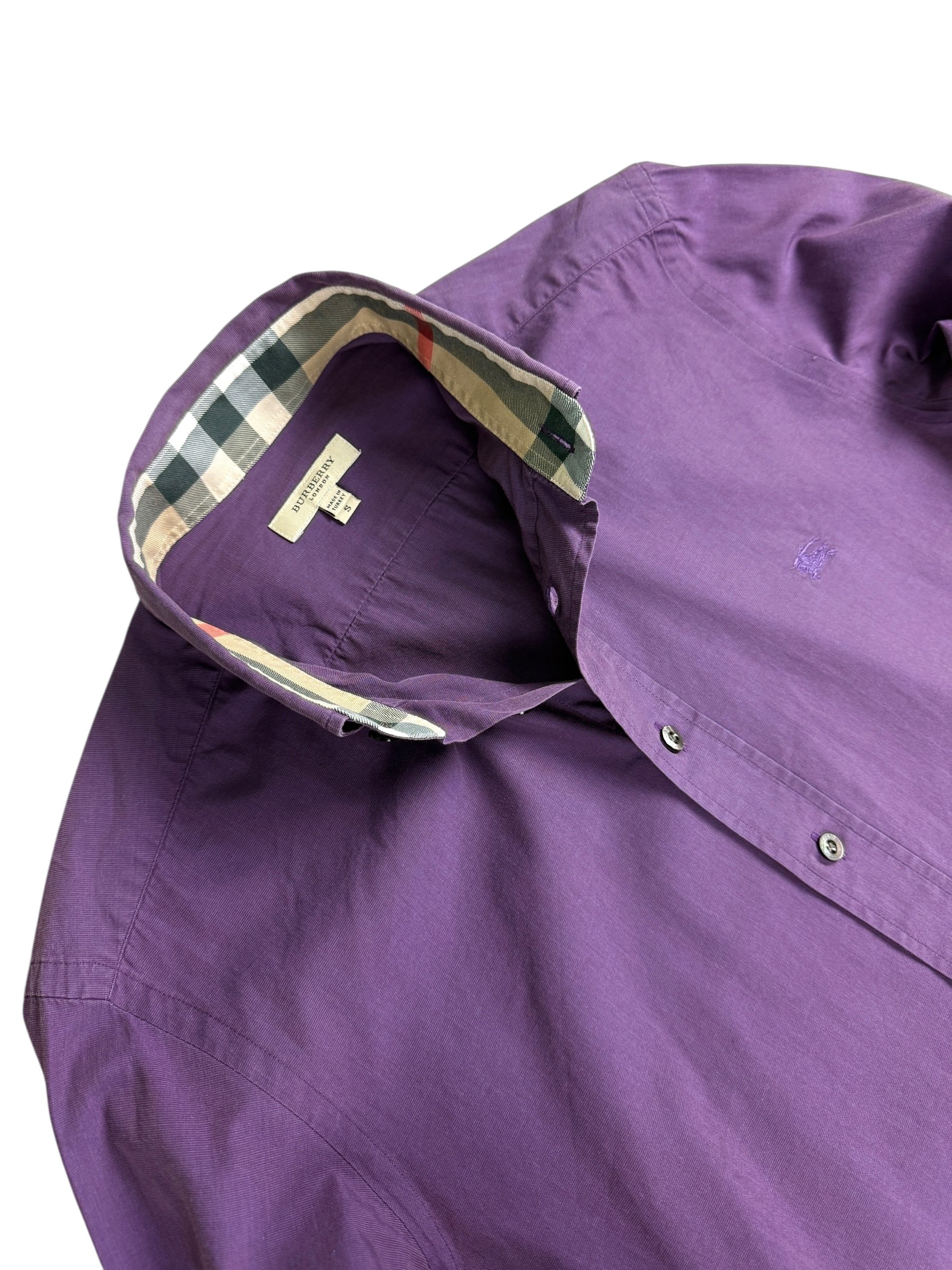 Chemise Burberry mauve taille S - Vue de dos