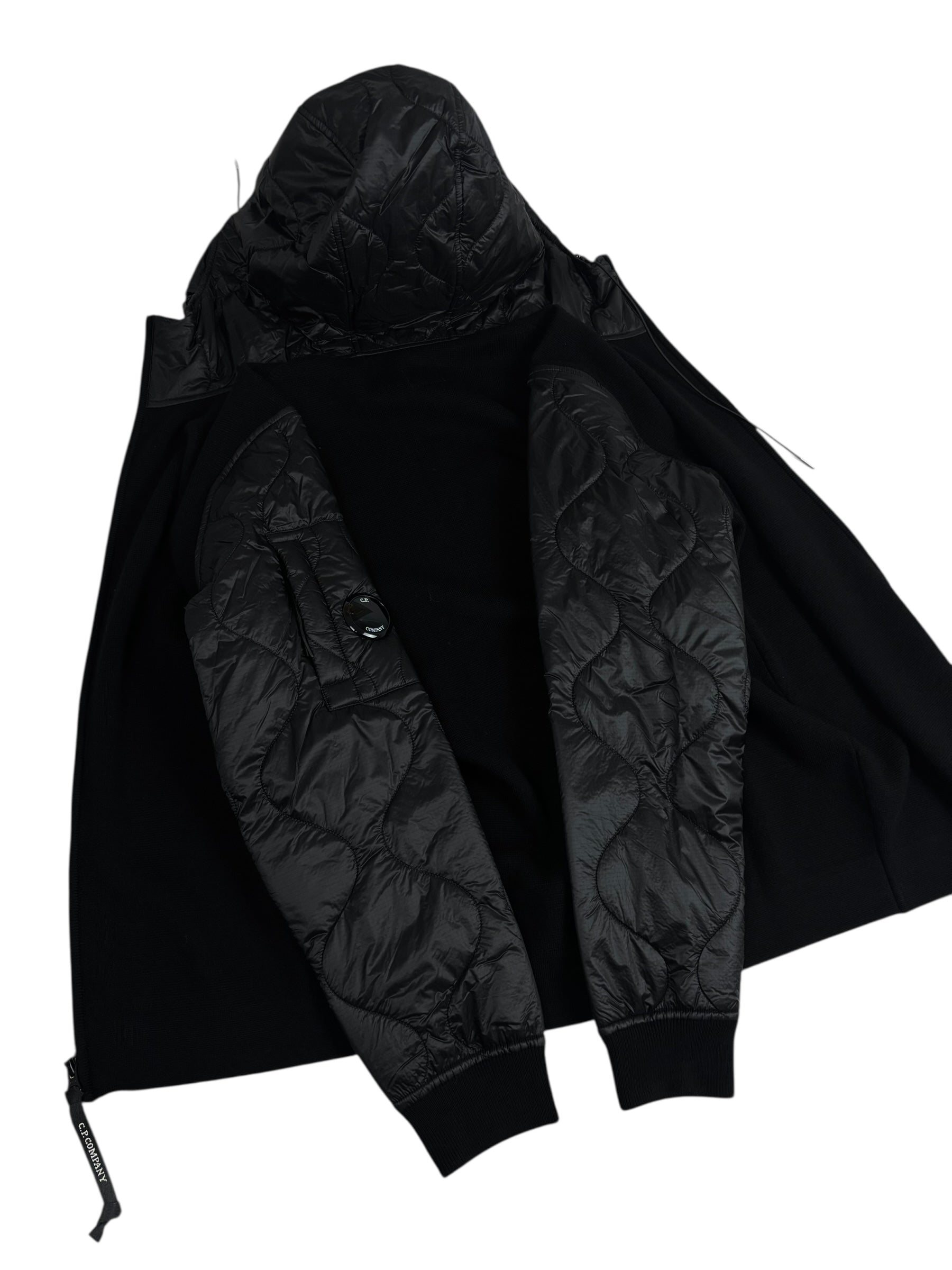 Cardigan C.P Company noir taille XS - Détail