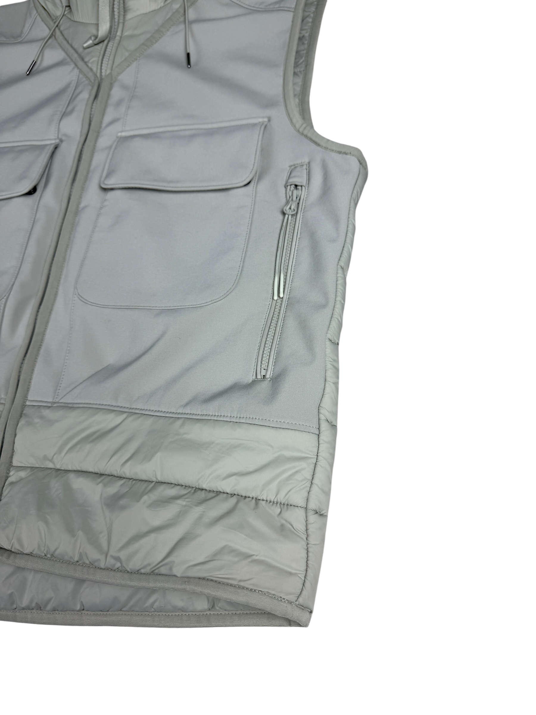 Gilet C.P Company crème taille S - Logo et étiquette