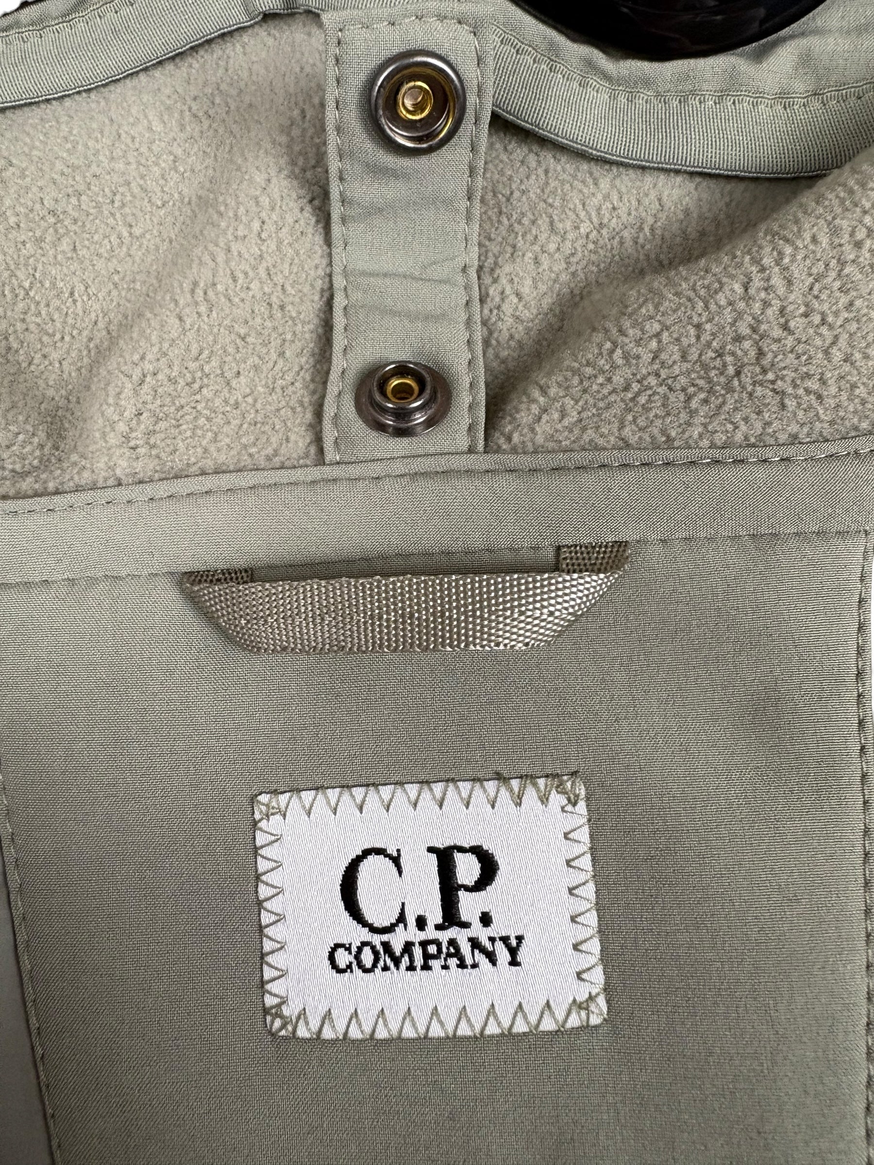 Gilet C.P Company kaki clair taille 50 - Logo et étiquette