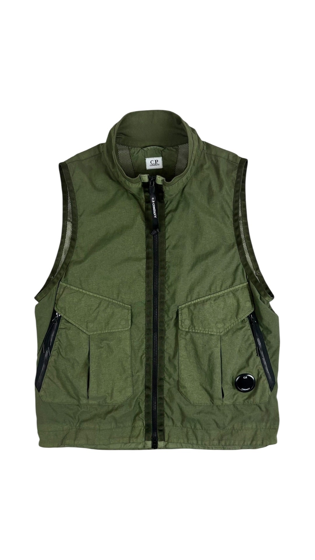 Gilet C.P Company kaki taille 48 - Vue de face