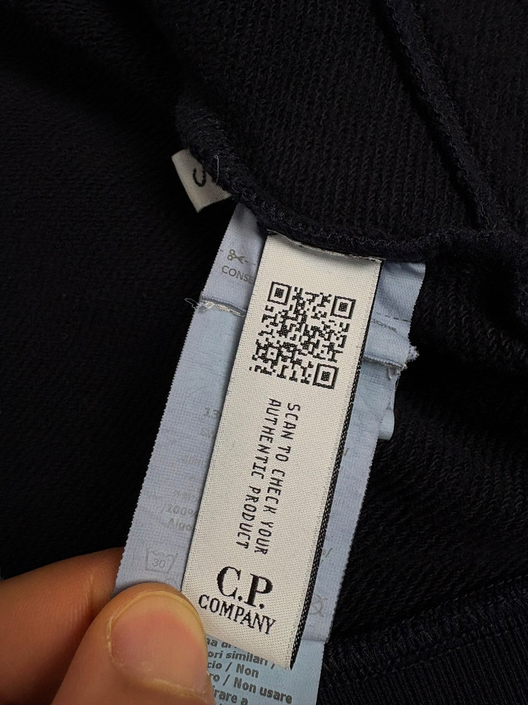 Gilet C.P Company marine taille S - Logo et étiquette