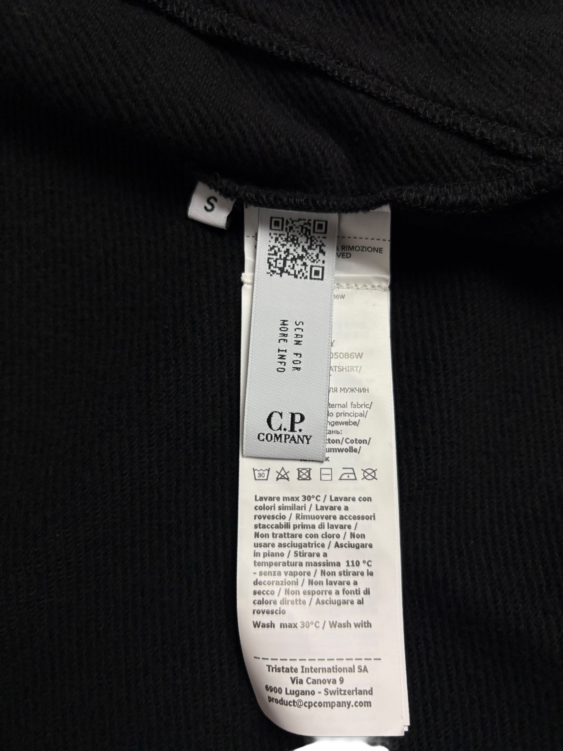 Gilet C.P Company noir taille S - Vue côté
