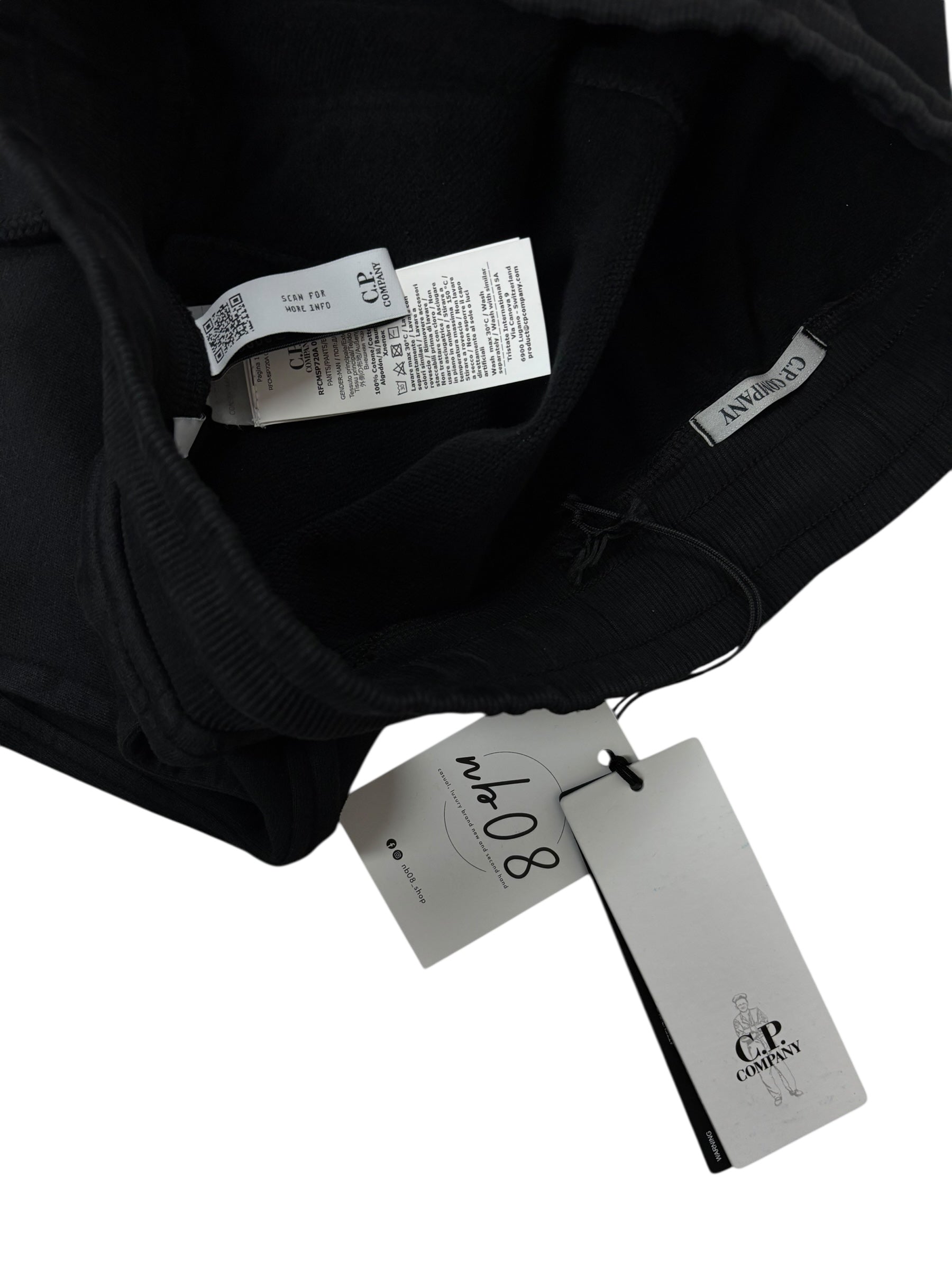 Jogging C.P Company noir taille XS - Détail