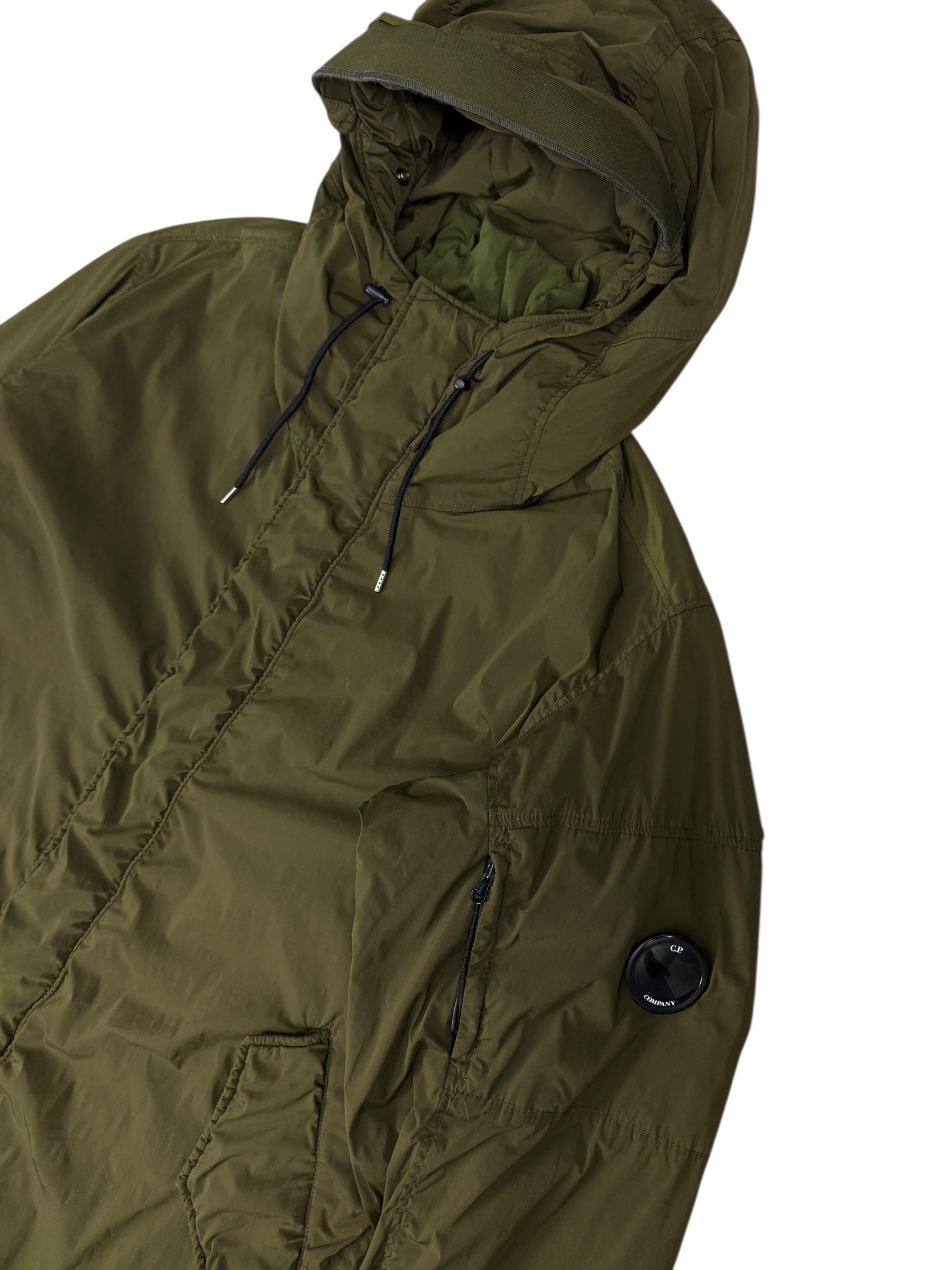 Parka C.P Company kaki taille L - Détail