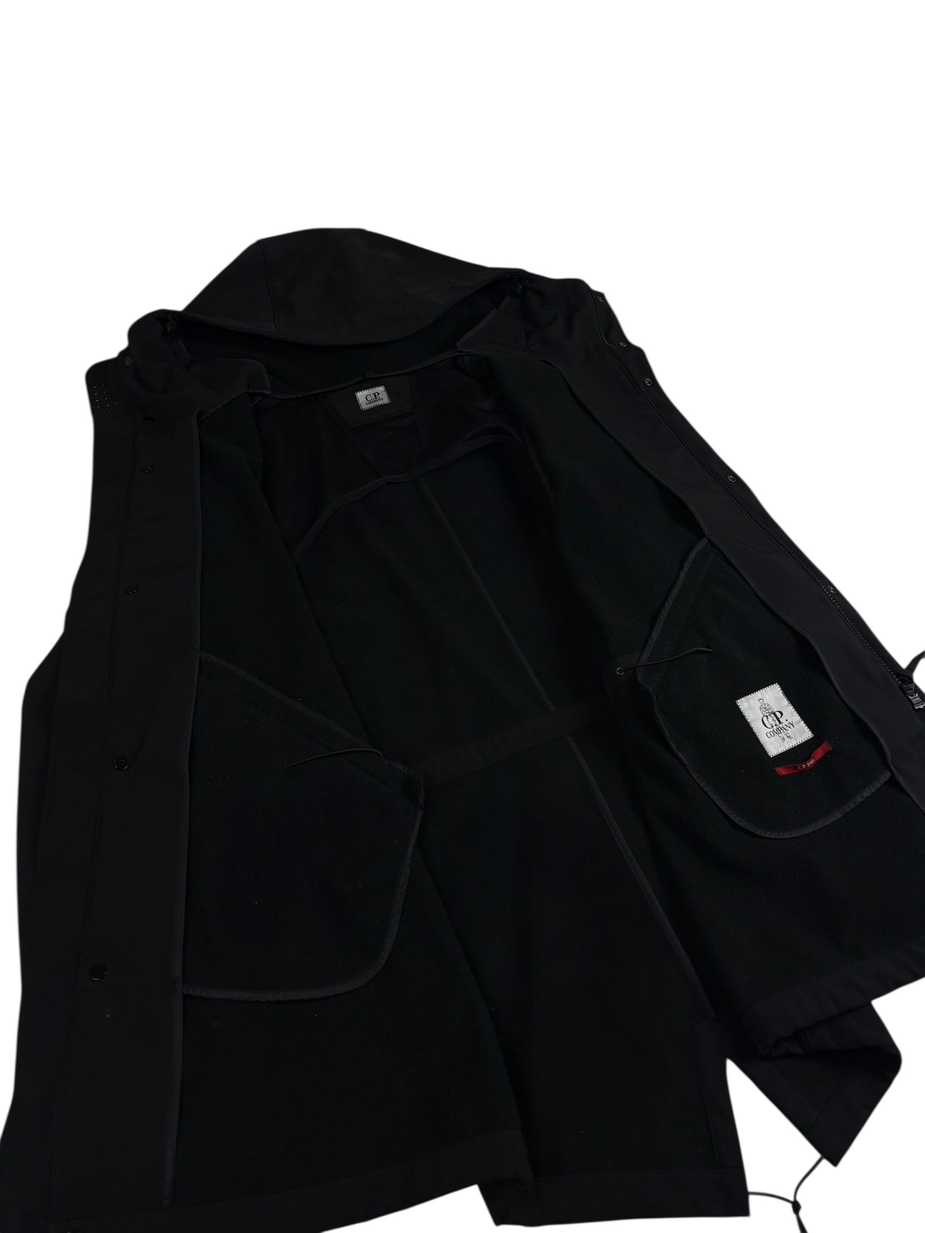 Parka C.P Company noir taille 46 - Logo et étiquette