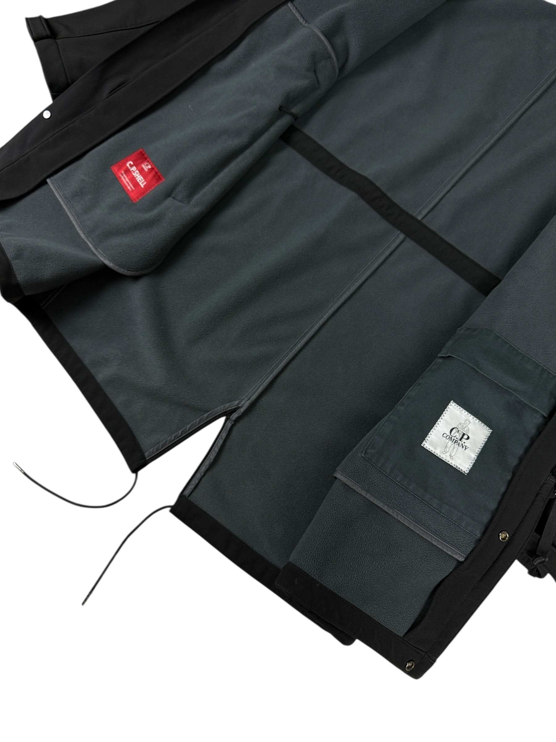Parka C.P Company noir taille 48 - Logo et étiquette
