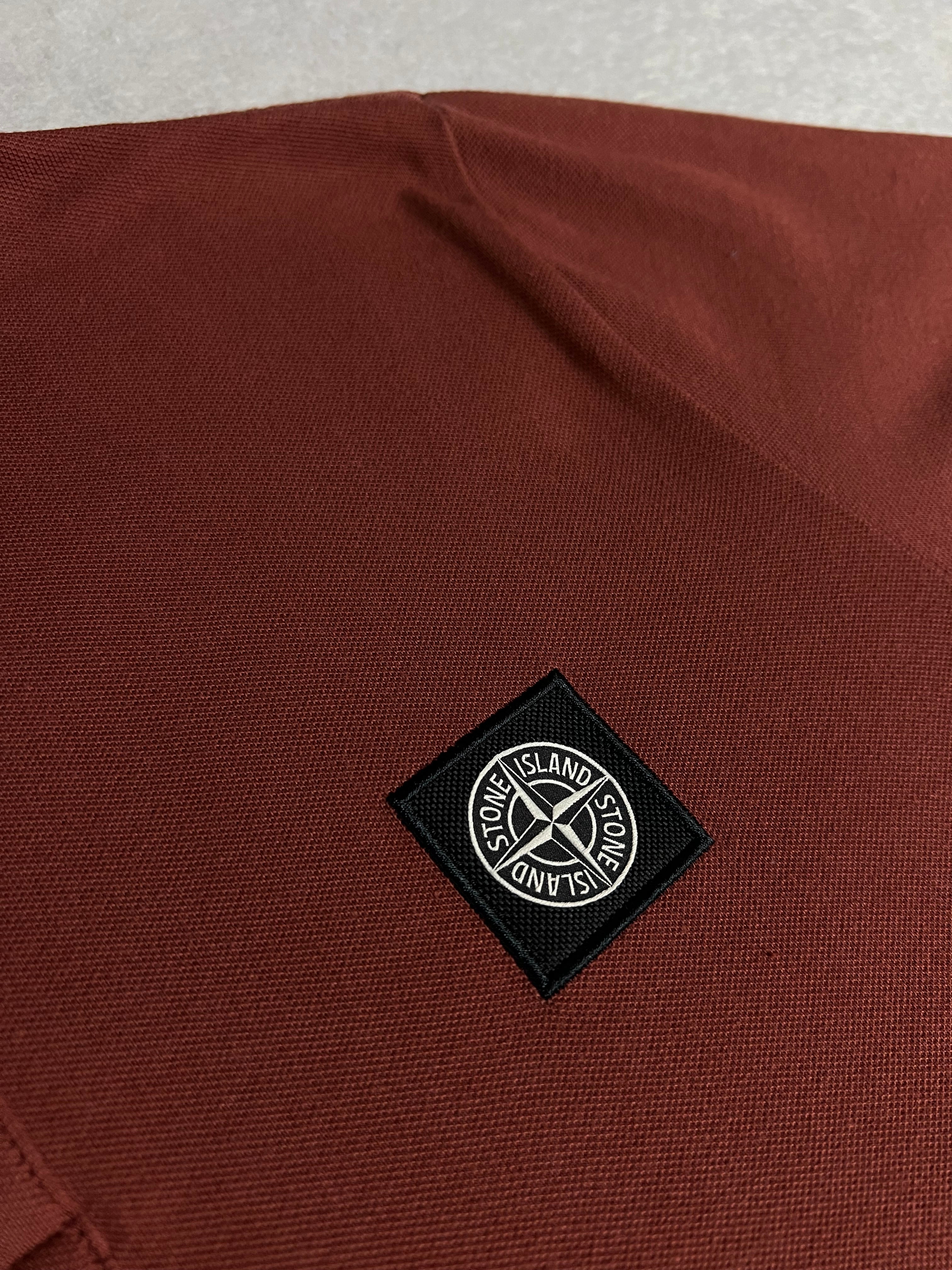 Polo C.P Company bordeau taille S - Détail