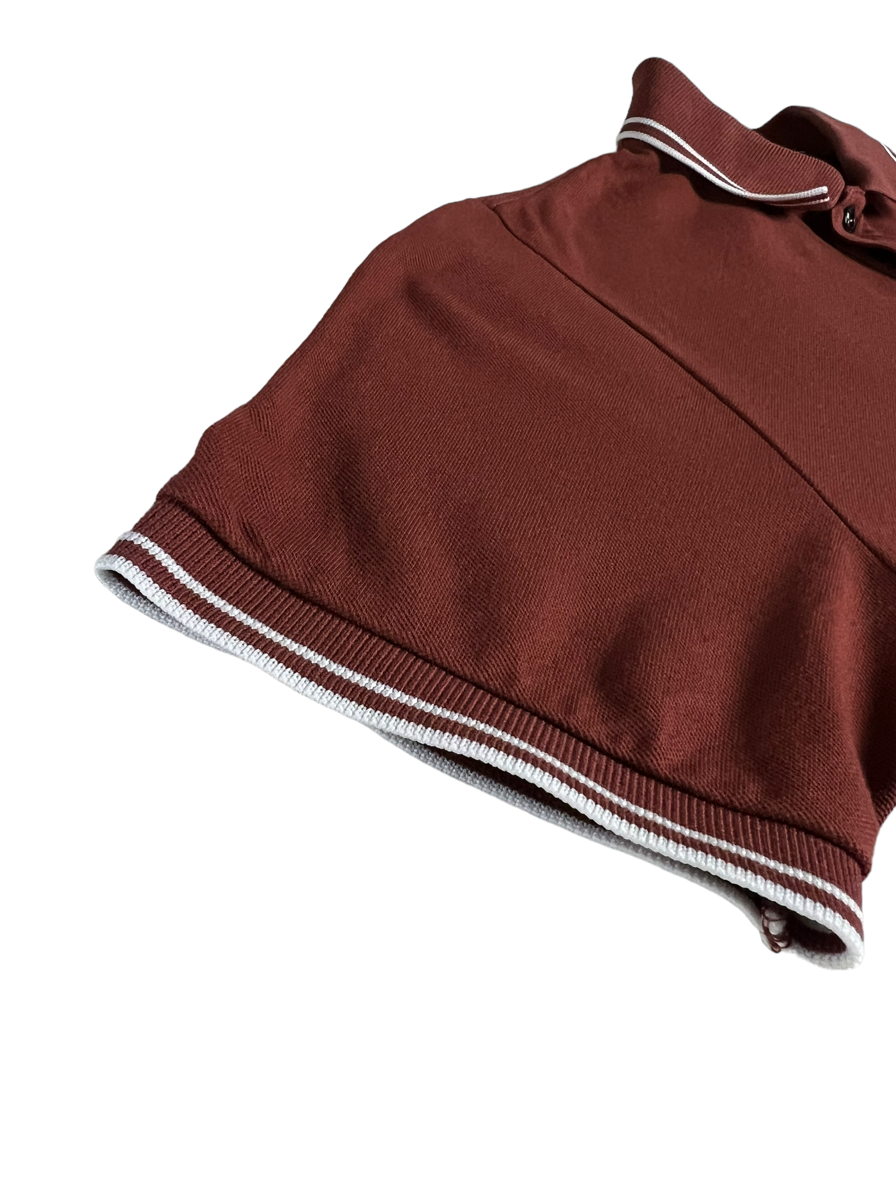Polo C.P Company bordeau taille S - Vue côté