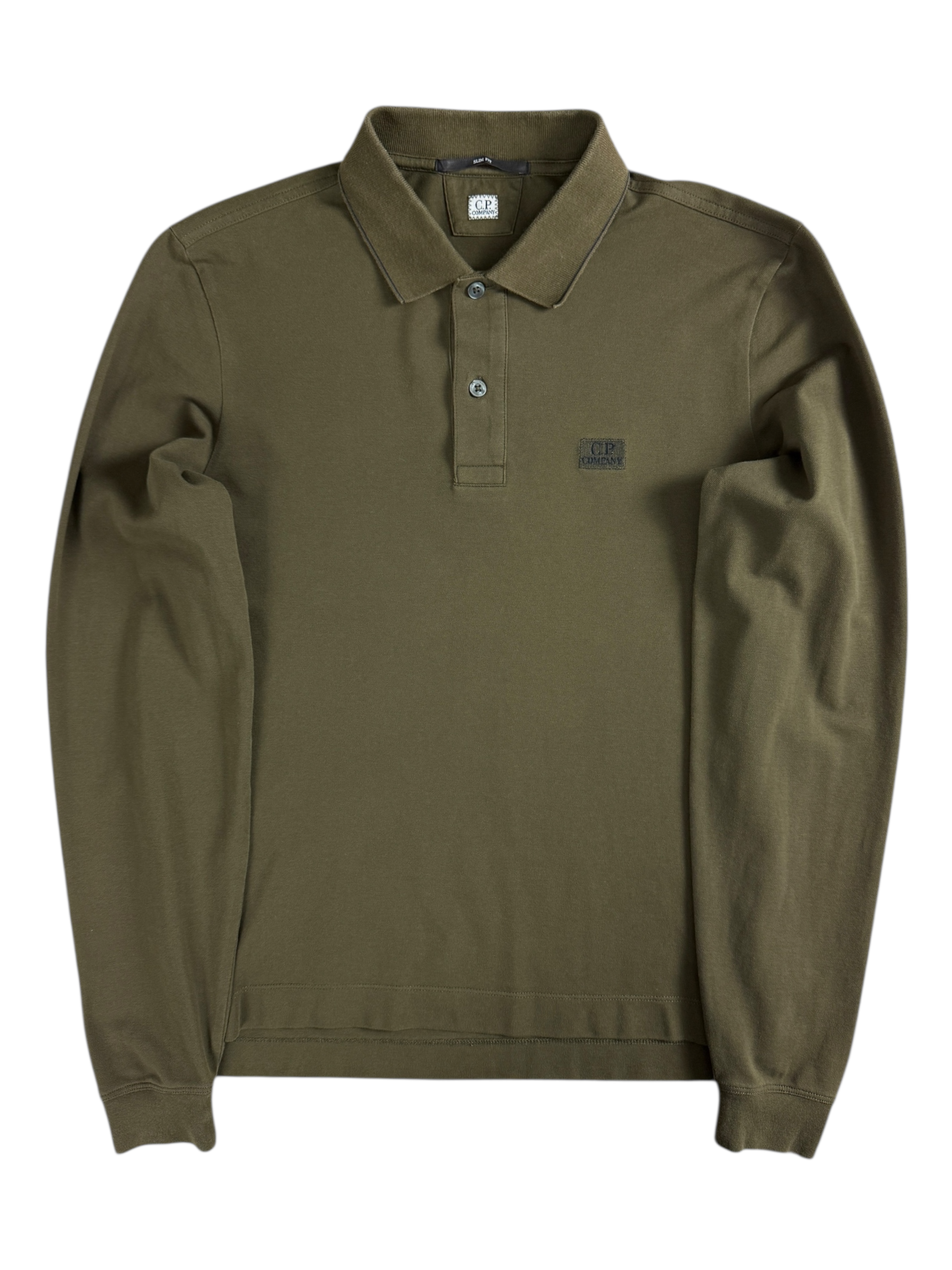 Polo C.P Company kaki taille XS - Vue de face