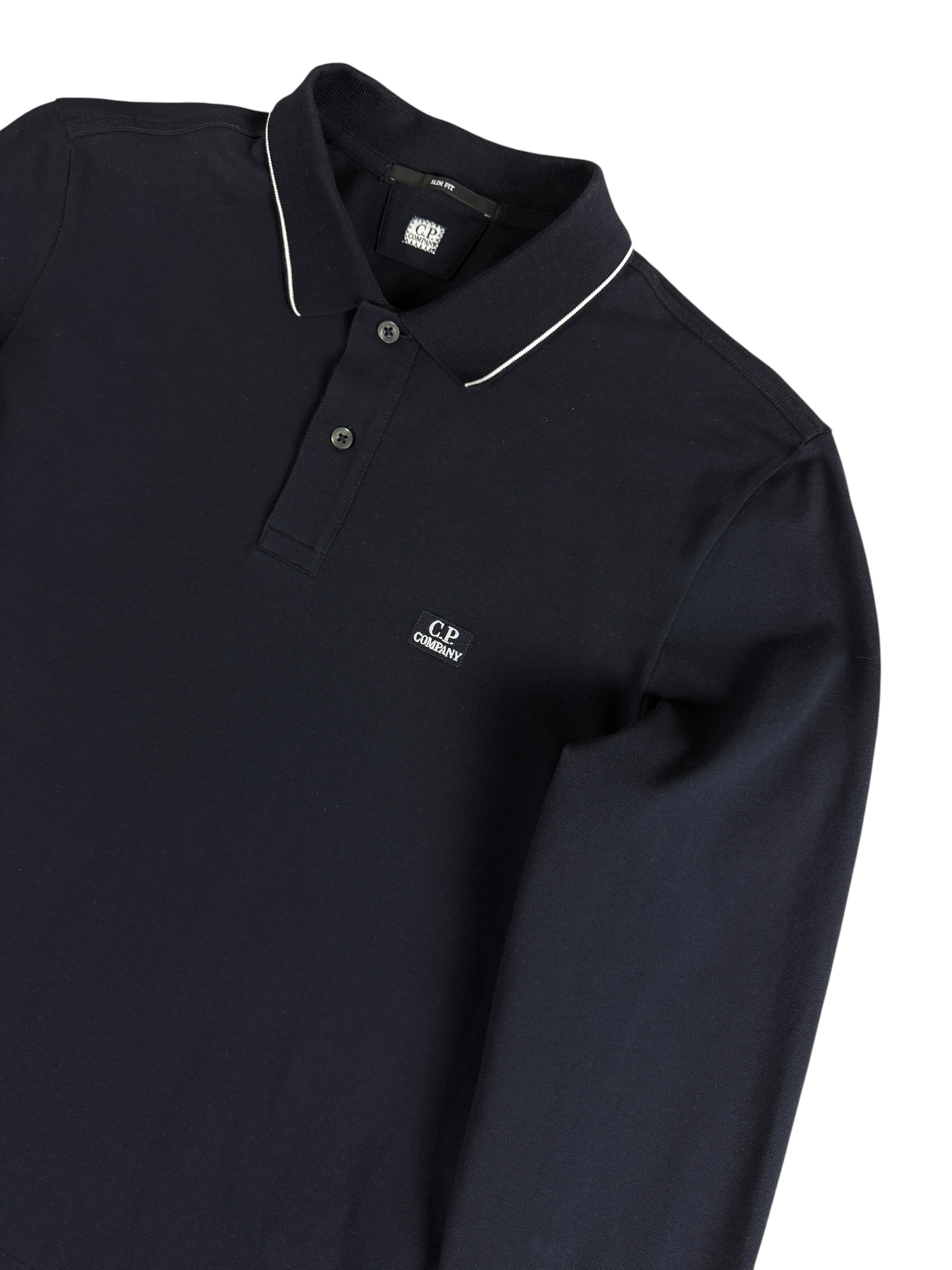 Polo C.P Company marine taille M - Détail