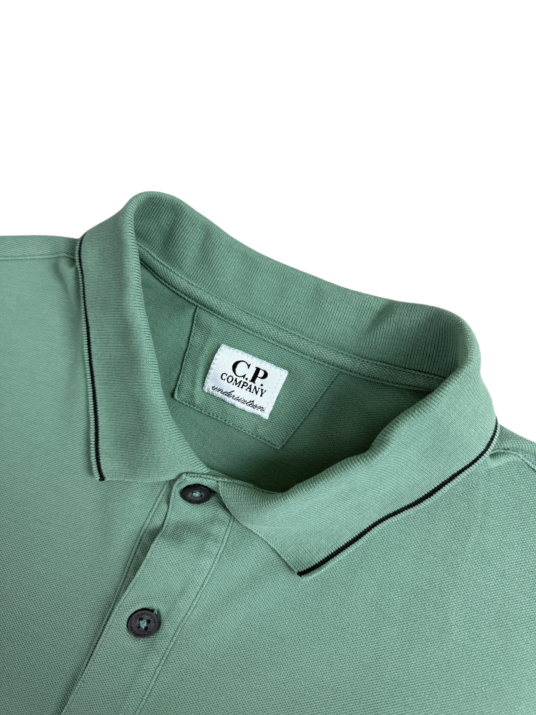 Polo C.P Company vert taille XS - Détail