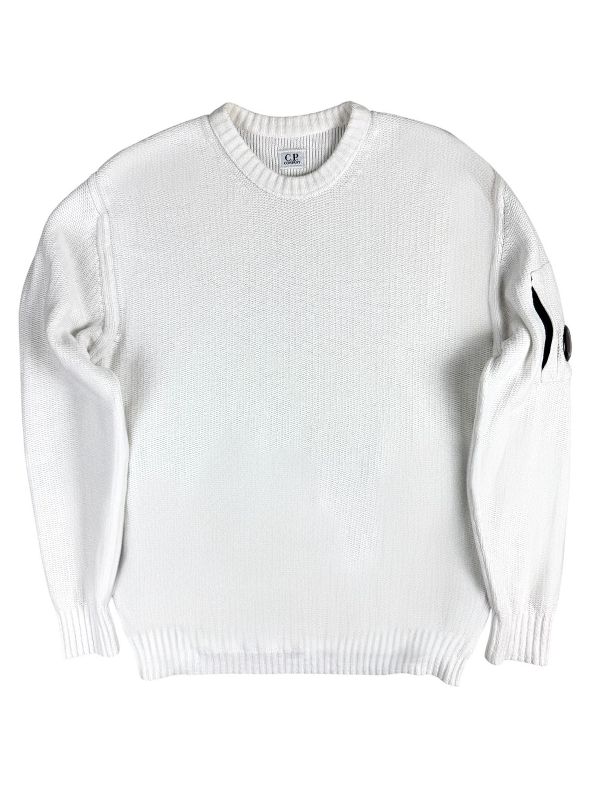 Pull C.P Company blanc taille M - Vue de face
