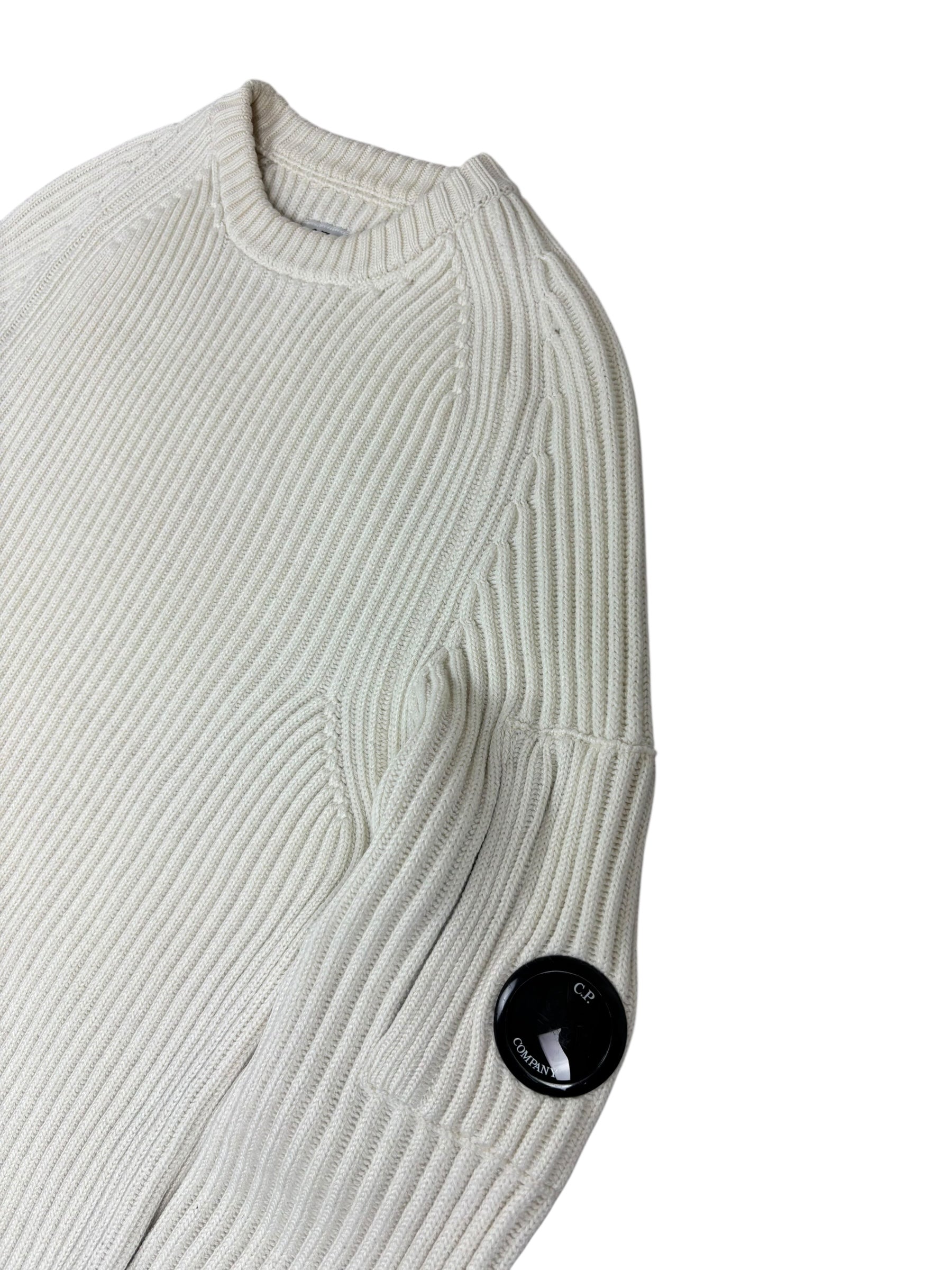 Pull C.P Company crème taille 46 - Vue de dos