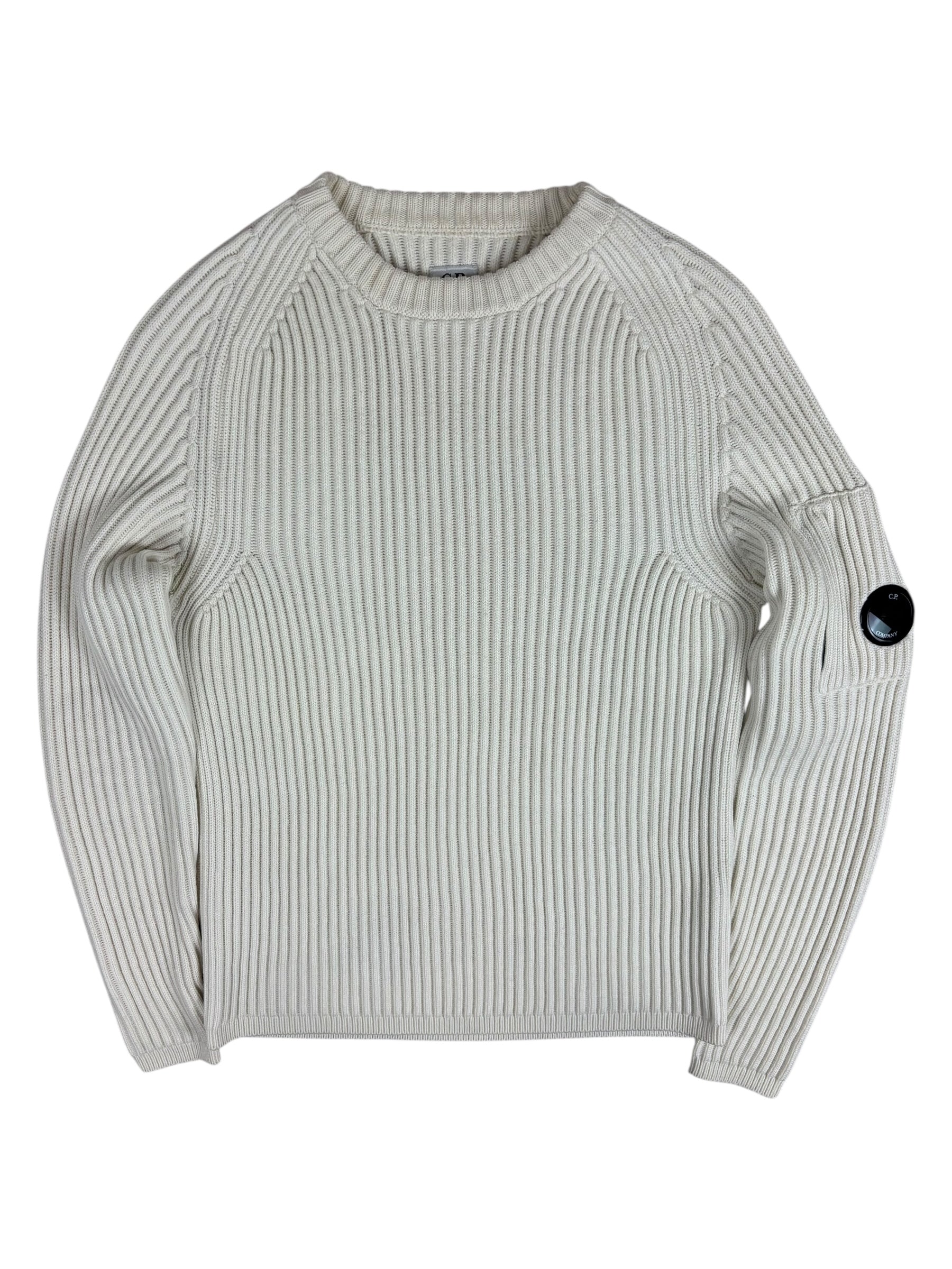 Pull C.P Company crème taille 46 - Vue de face