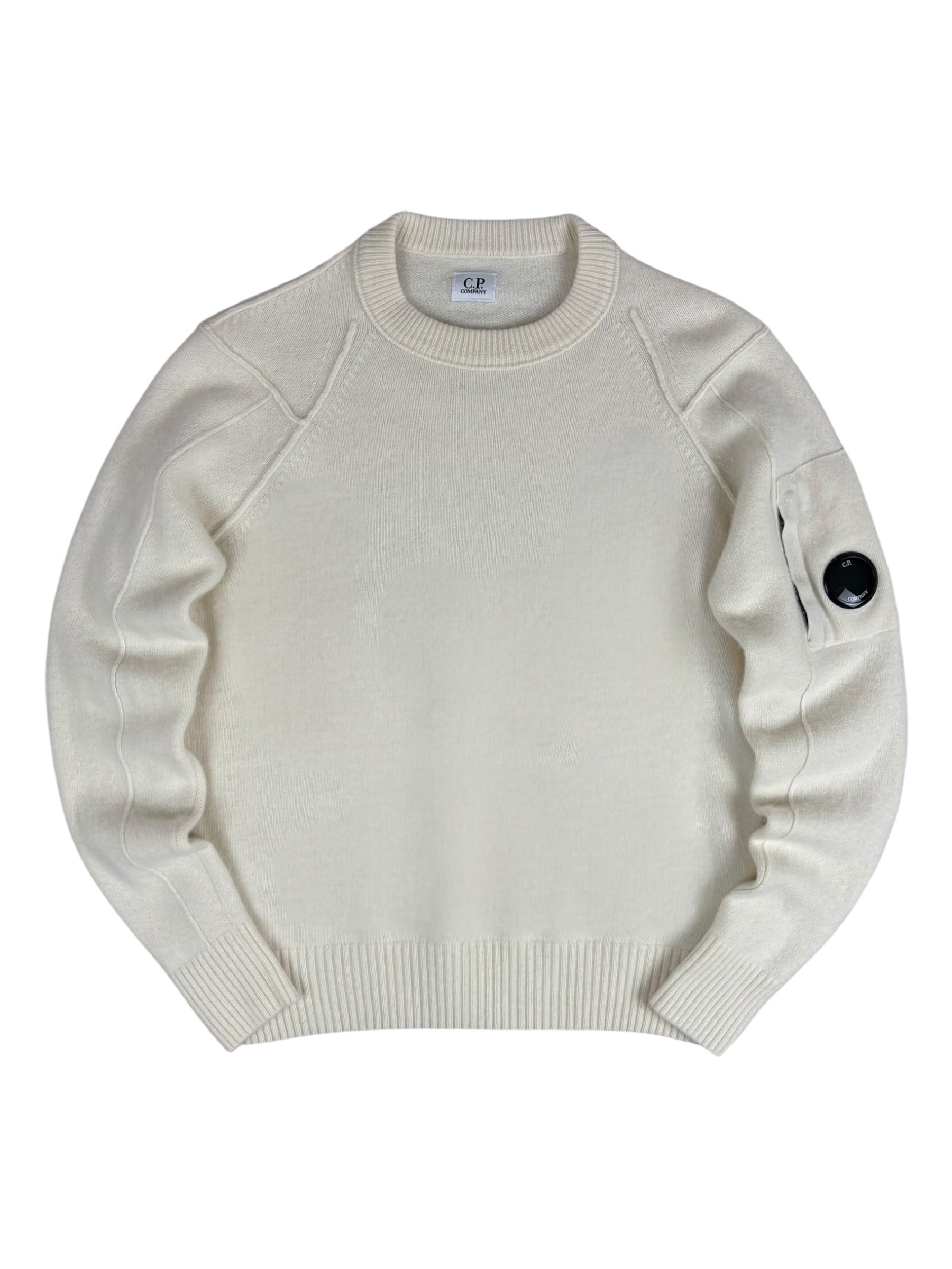 Pull C.P Company crème taille 48 - Vue de face