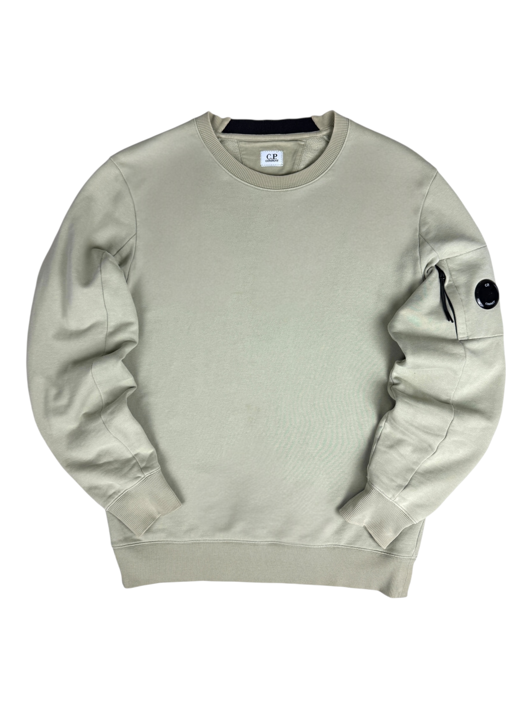 Pull C.P Company kaki / beige taille L - Vue de face