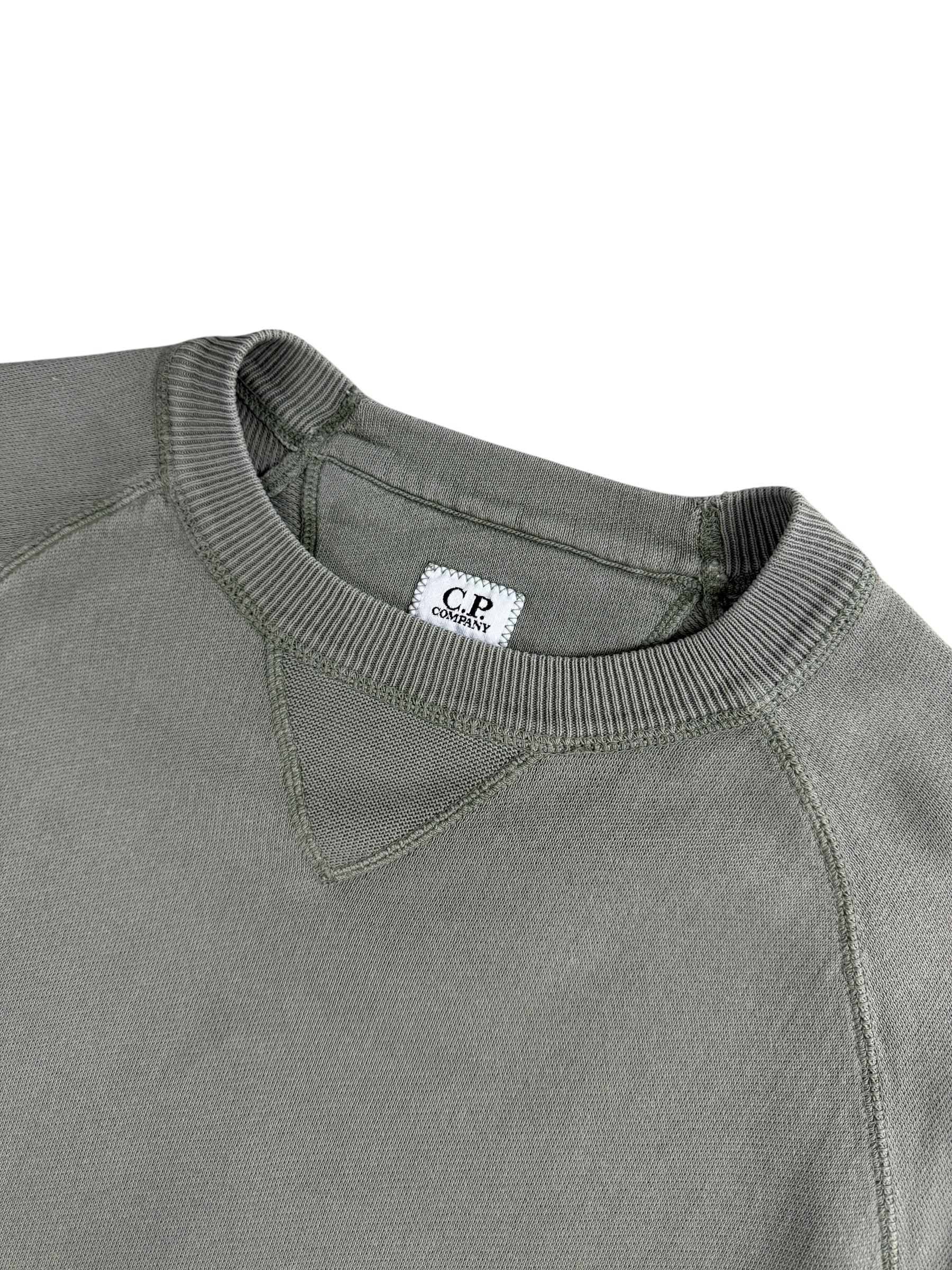 Pull C.P Company kaki taille M - Détail