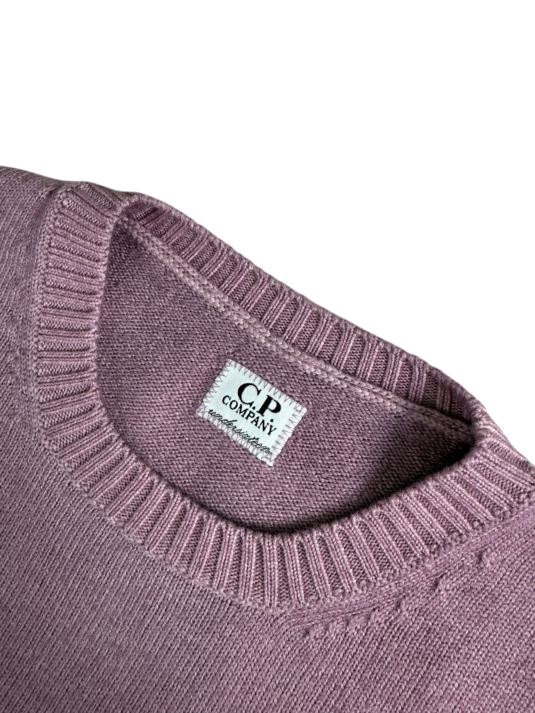 Pull C.P Company mauve taille XS - Détail
