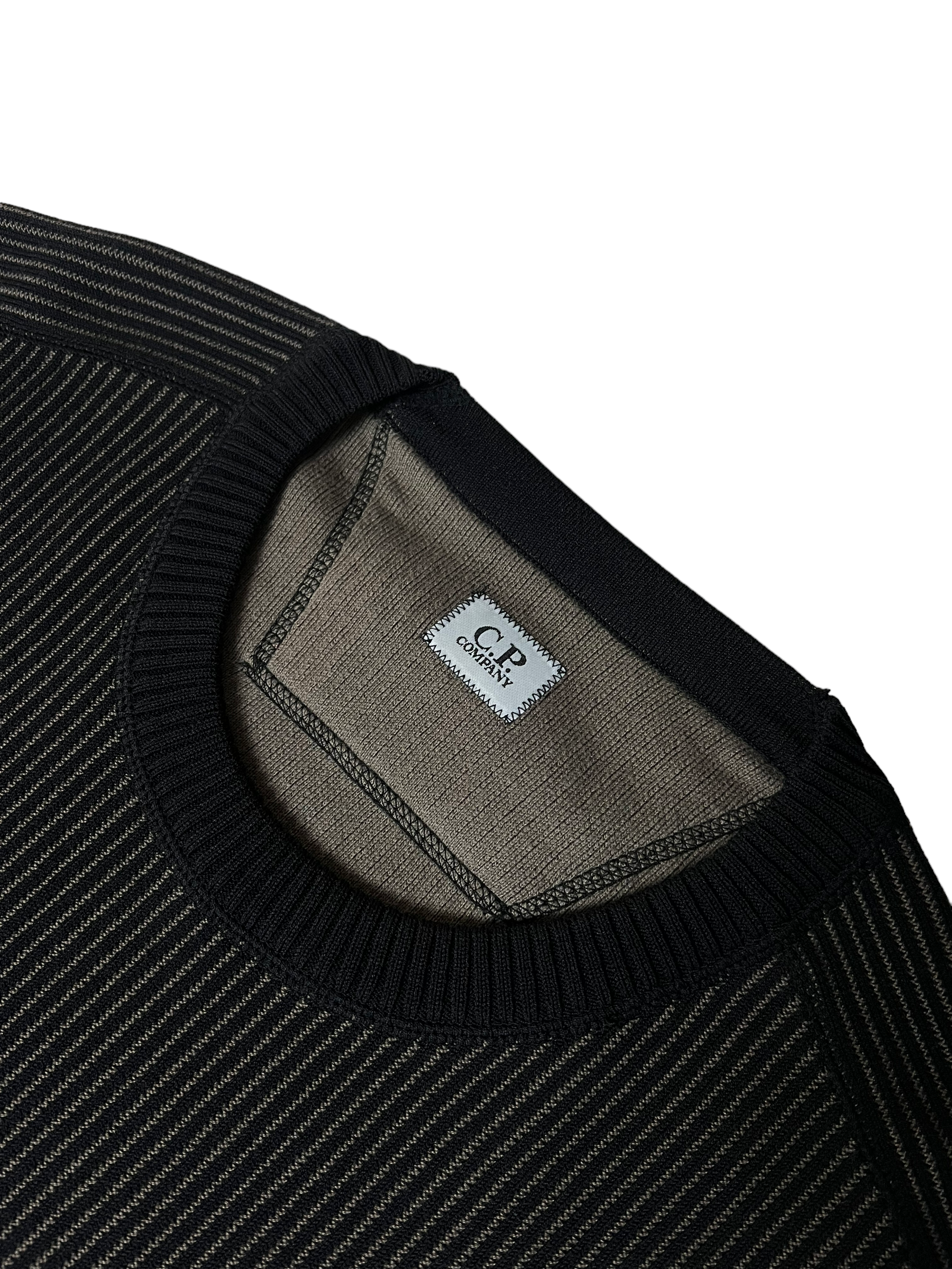 Pull C.P Company noir / marron taille XXL - Vue de dos