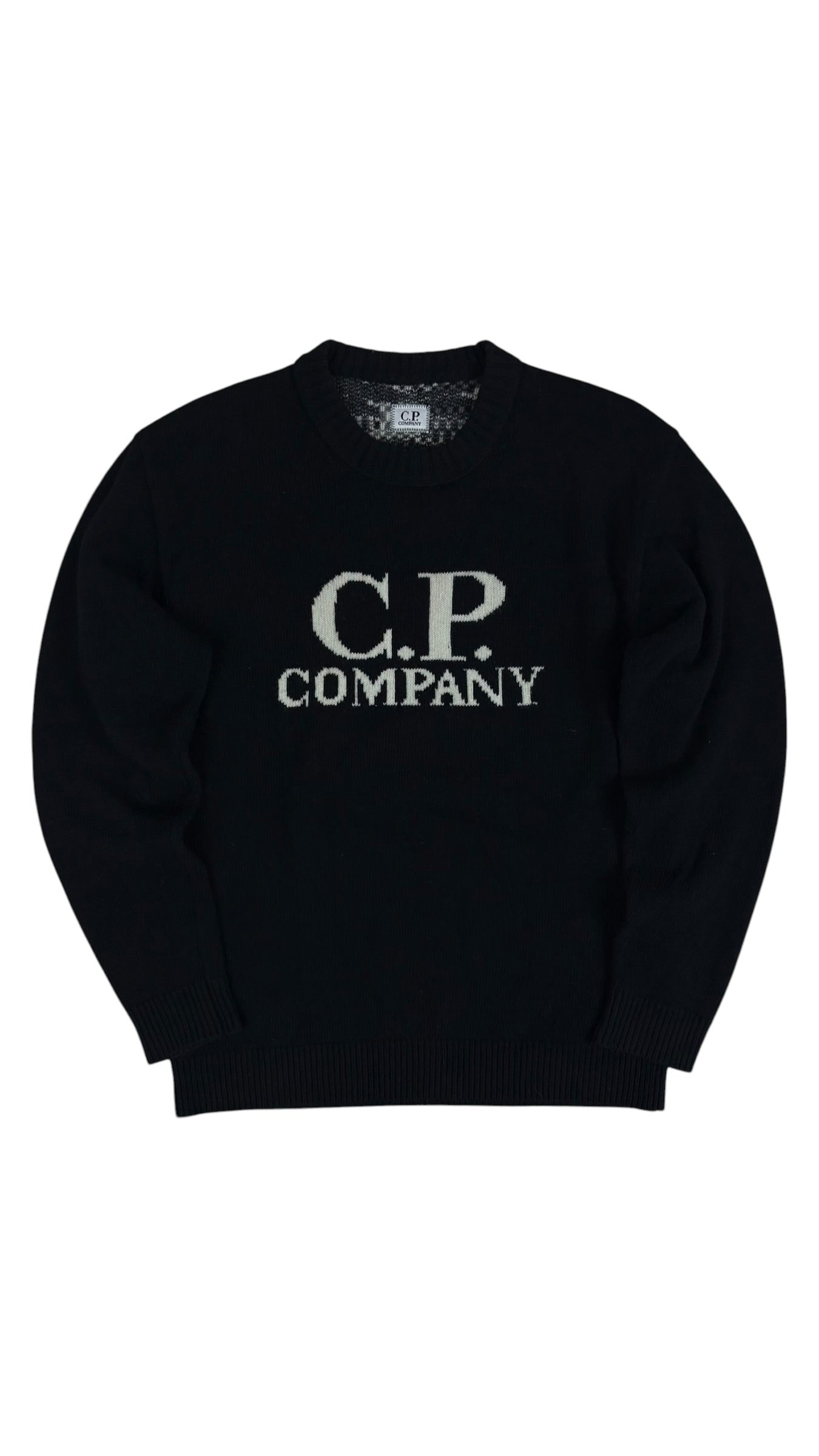 Pull C.P Company noir taille 46 - Vue de face