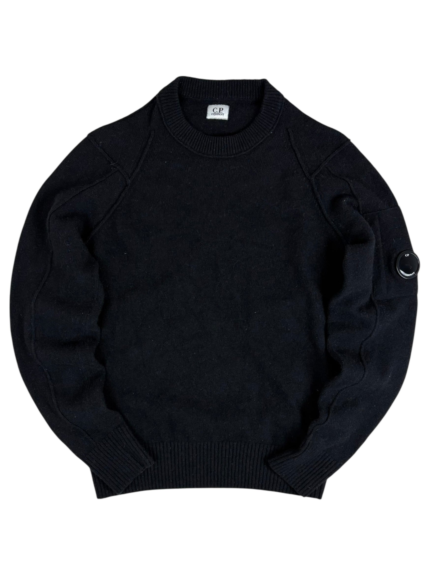 Pull C.P Company noir taille 50 - Vue de face