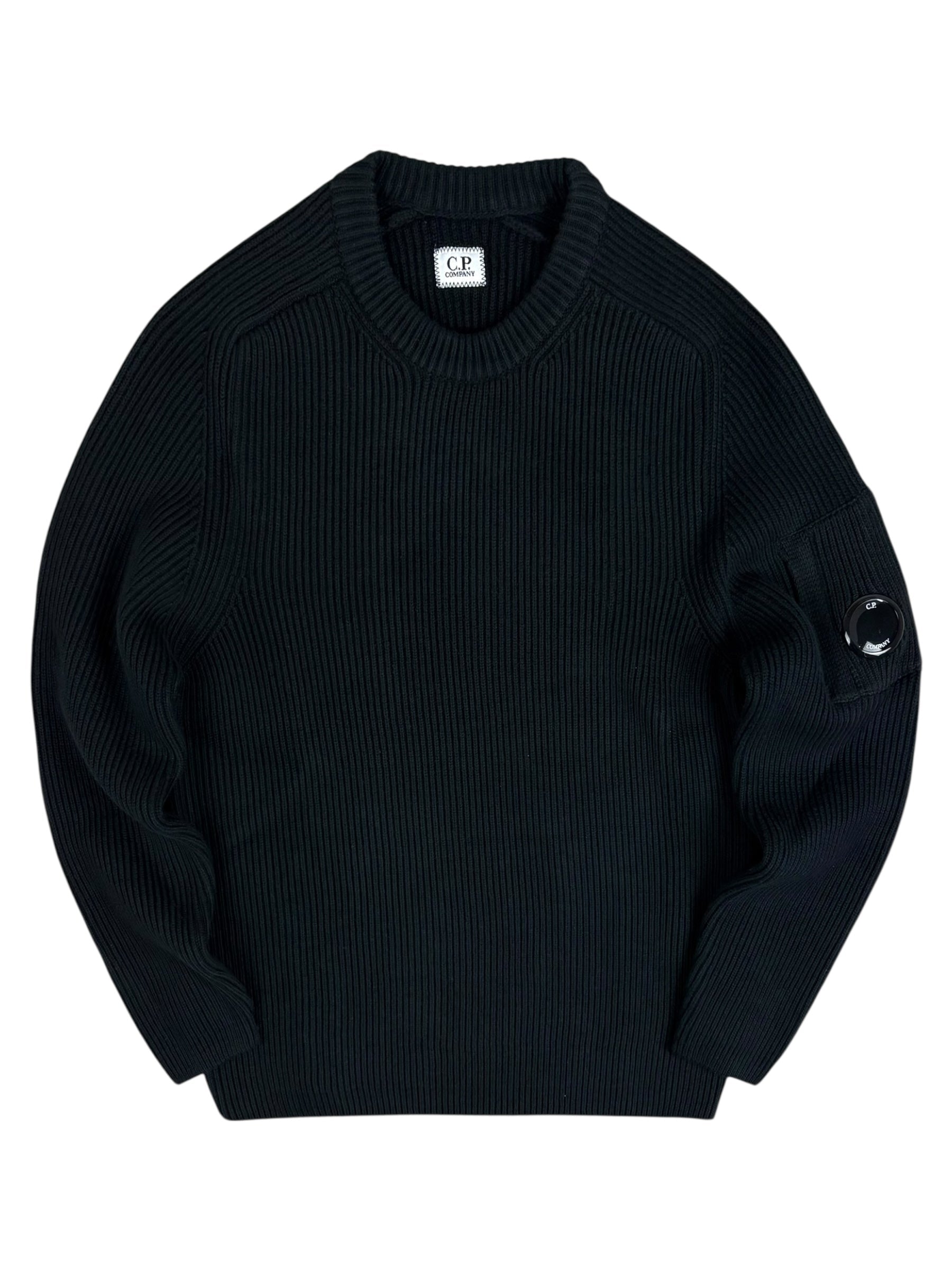 Pull C.P Company noir taille S - Vue de face