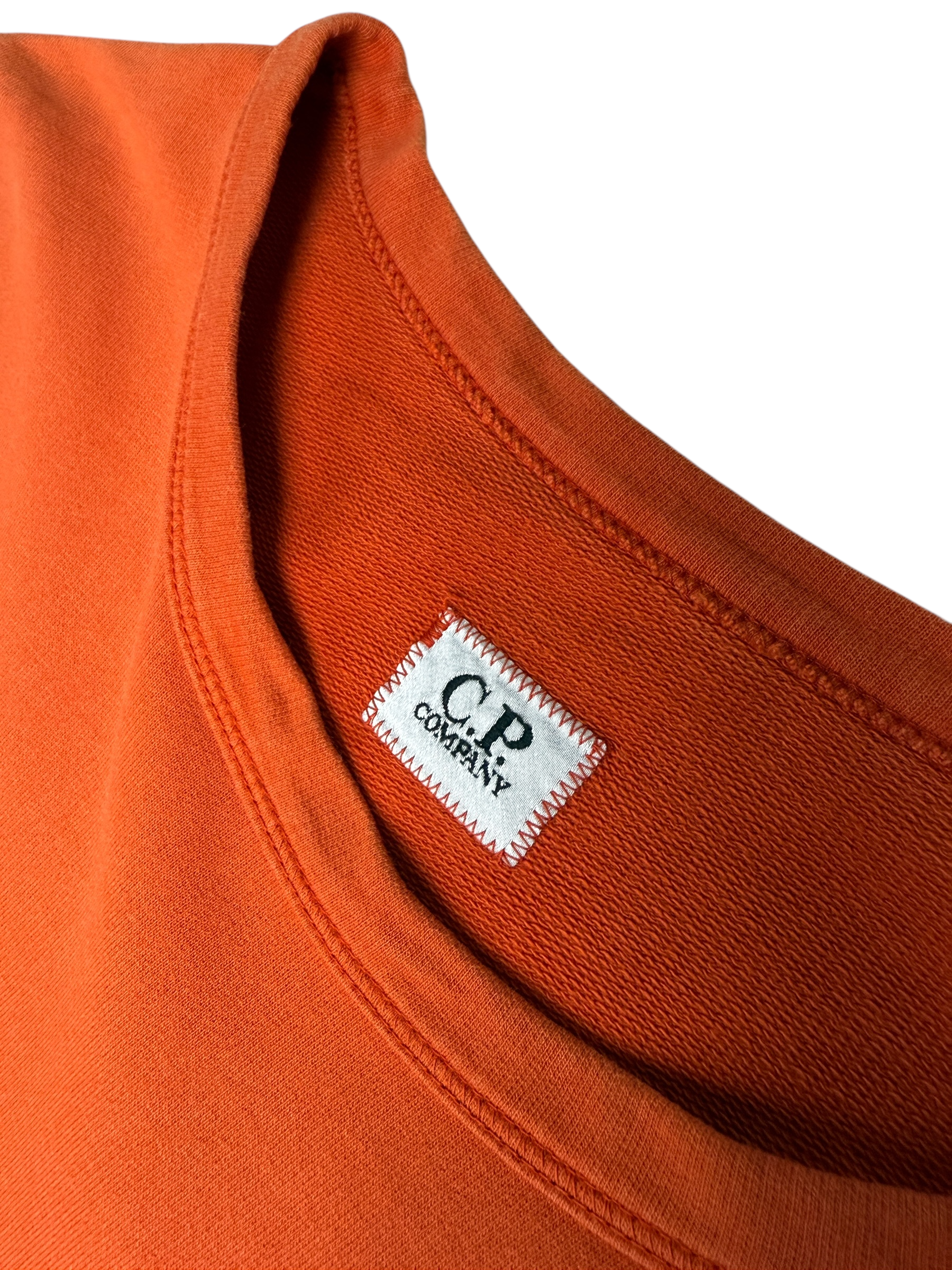 Pull C.P Company orange taille S - Vue côté