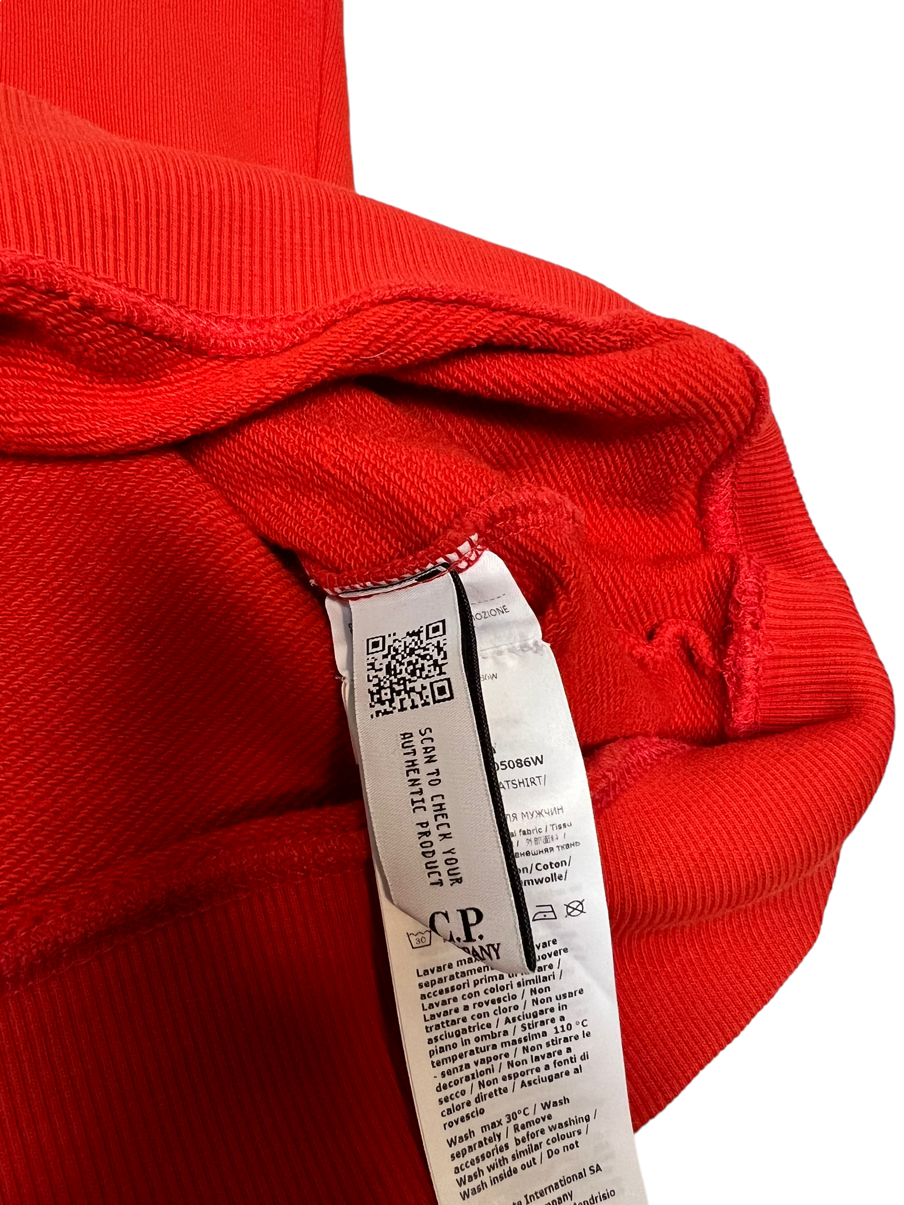 Pull C.P Company rouge taille M - Vue 6