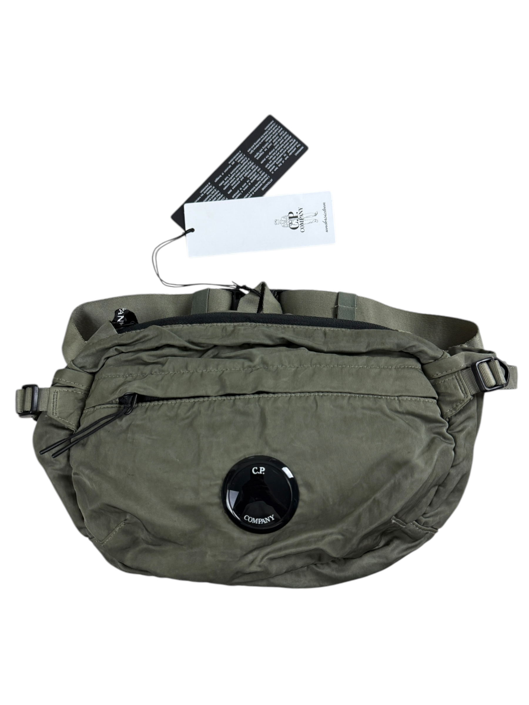 Sacoche C.P Company kaki taille UNI - Vue de face