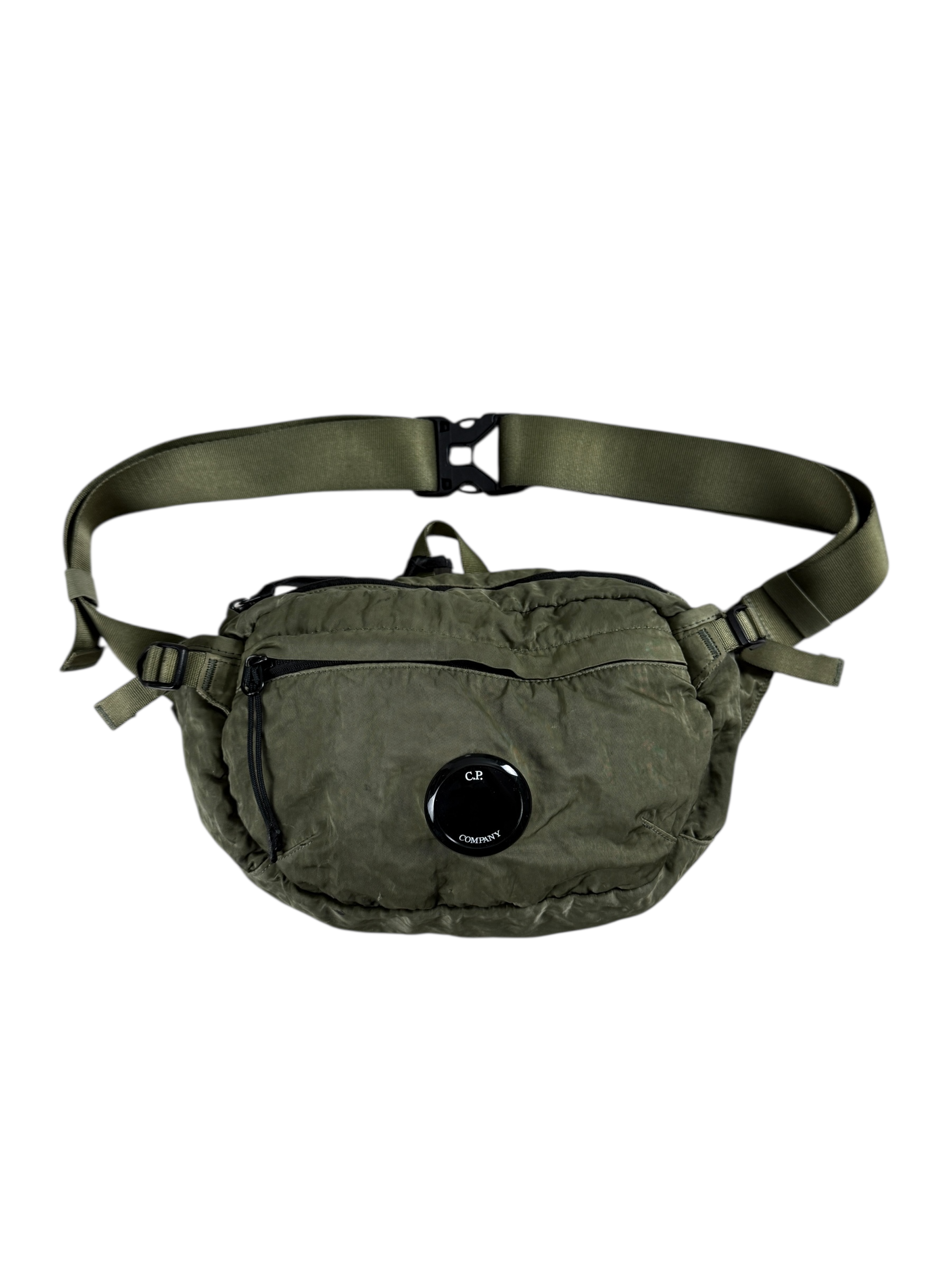 Sacoche C.P Company kaki taille UNI - Vue de face