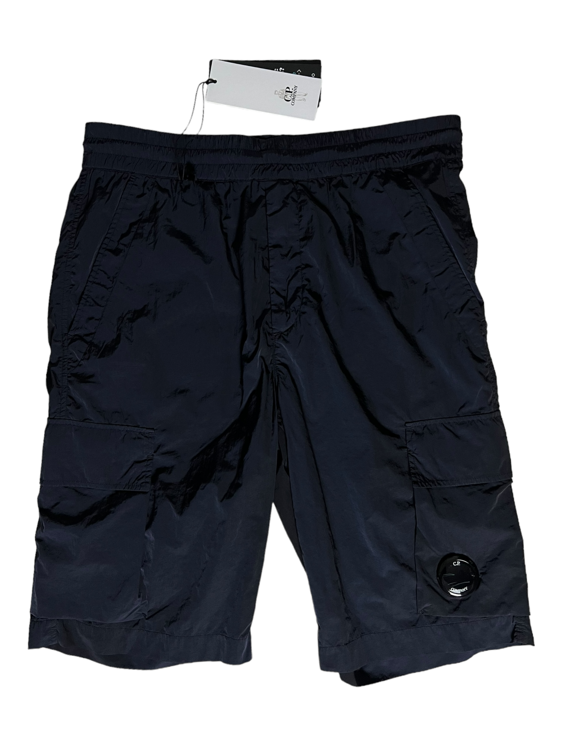 Short C.P Company bleu marine taille S - Vue de face