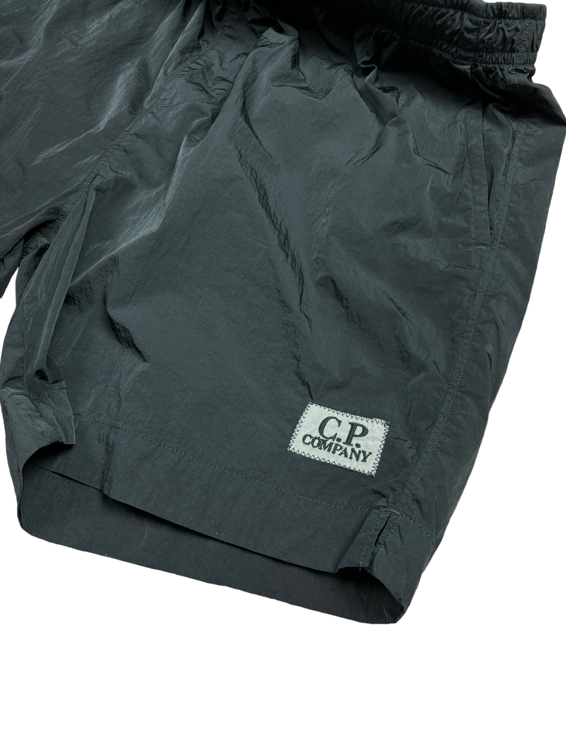 Short C.P Company gris taille S - Logo et étiquette