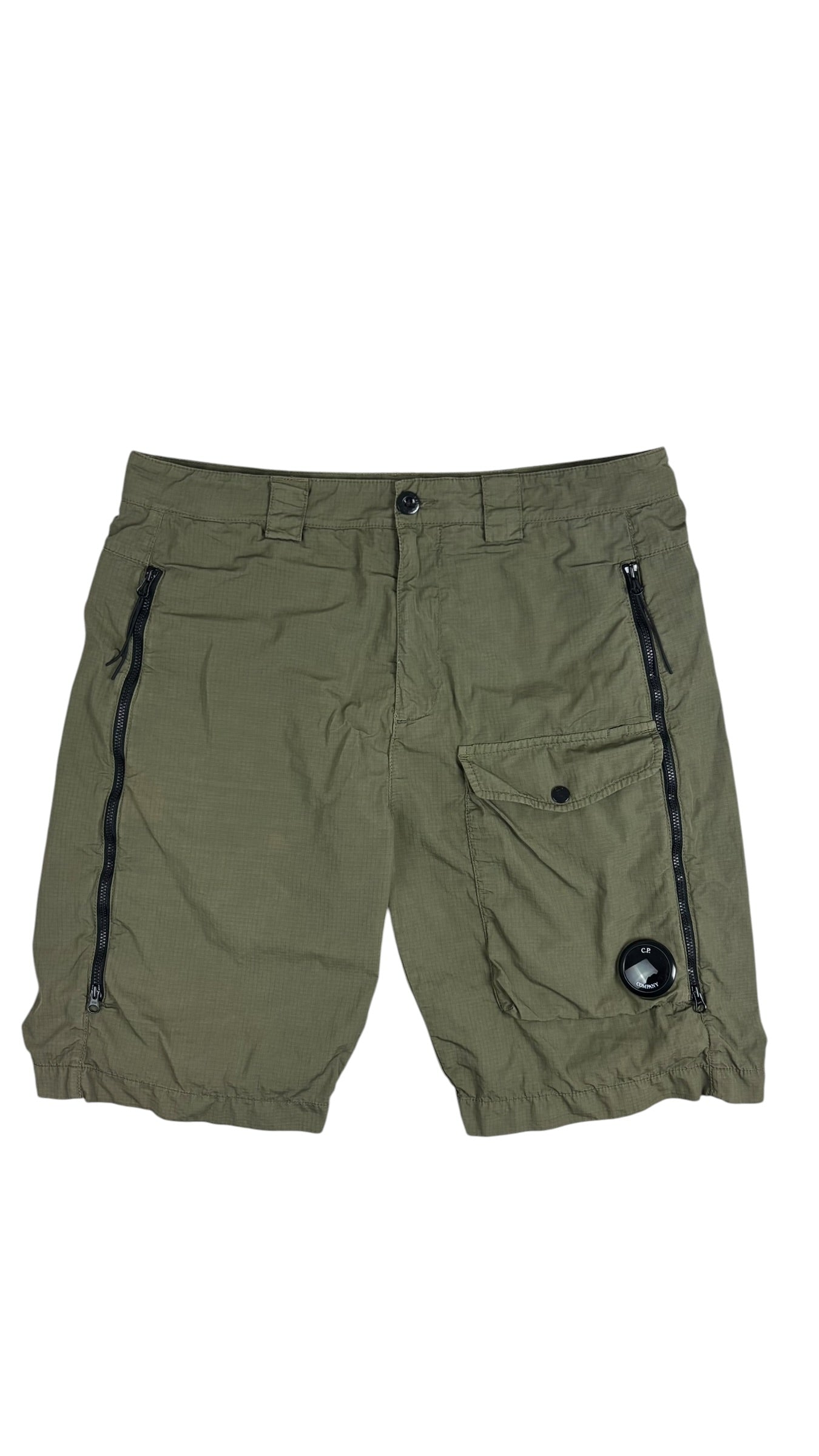Short C.P Company kaki taille 48 - Vue de face